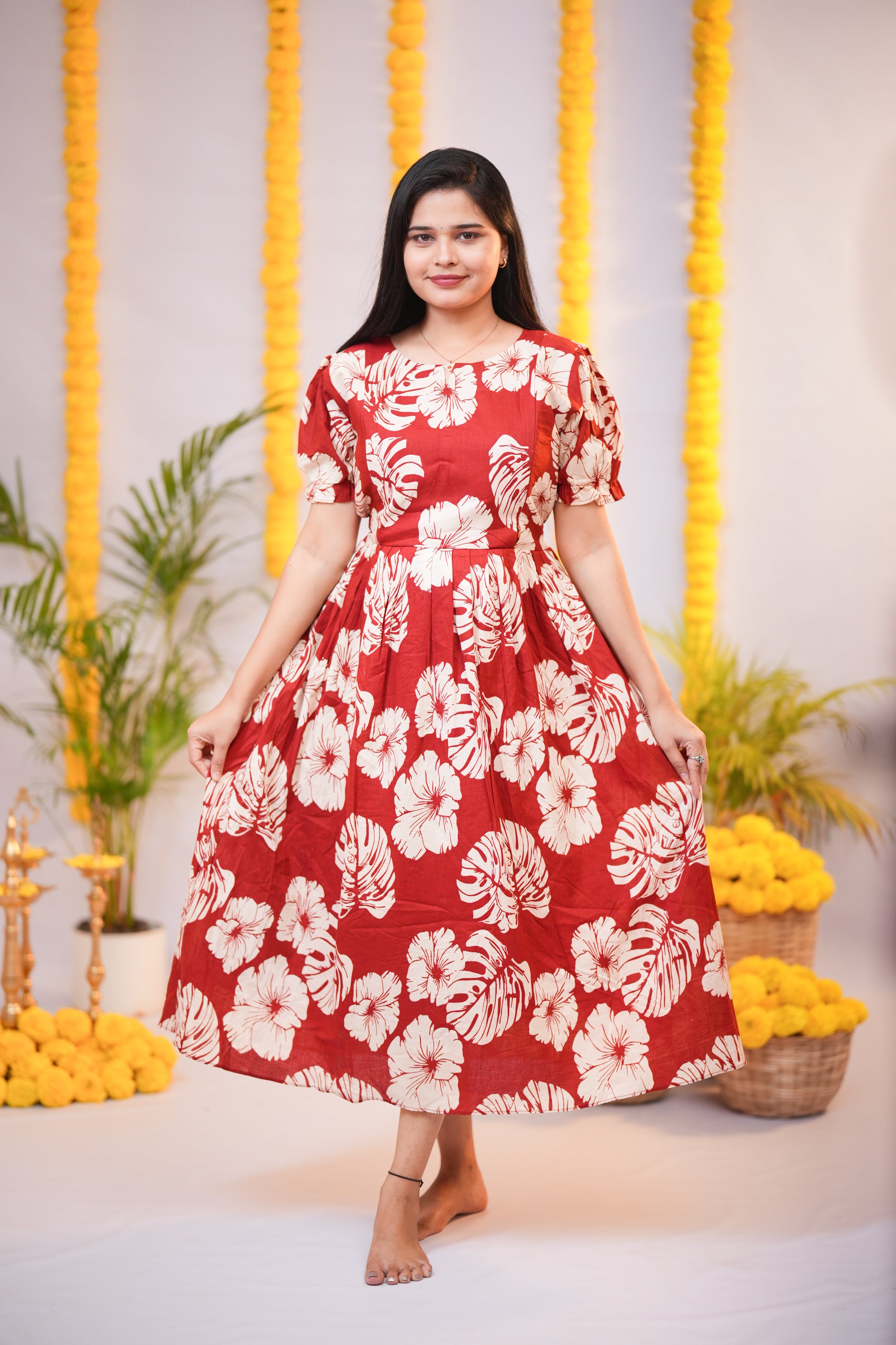 Isai premium cotton maternity kurti