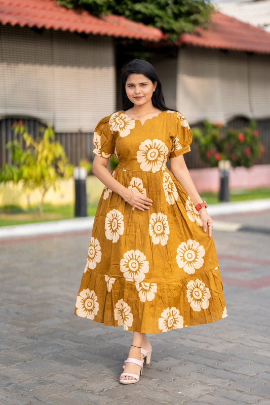 Adhulya premium maternity cotton kurti