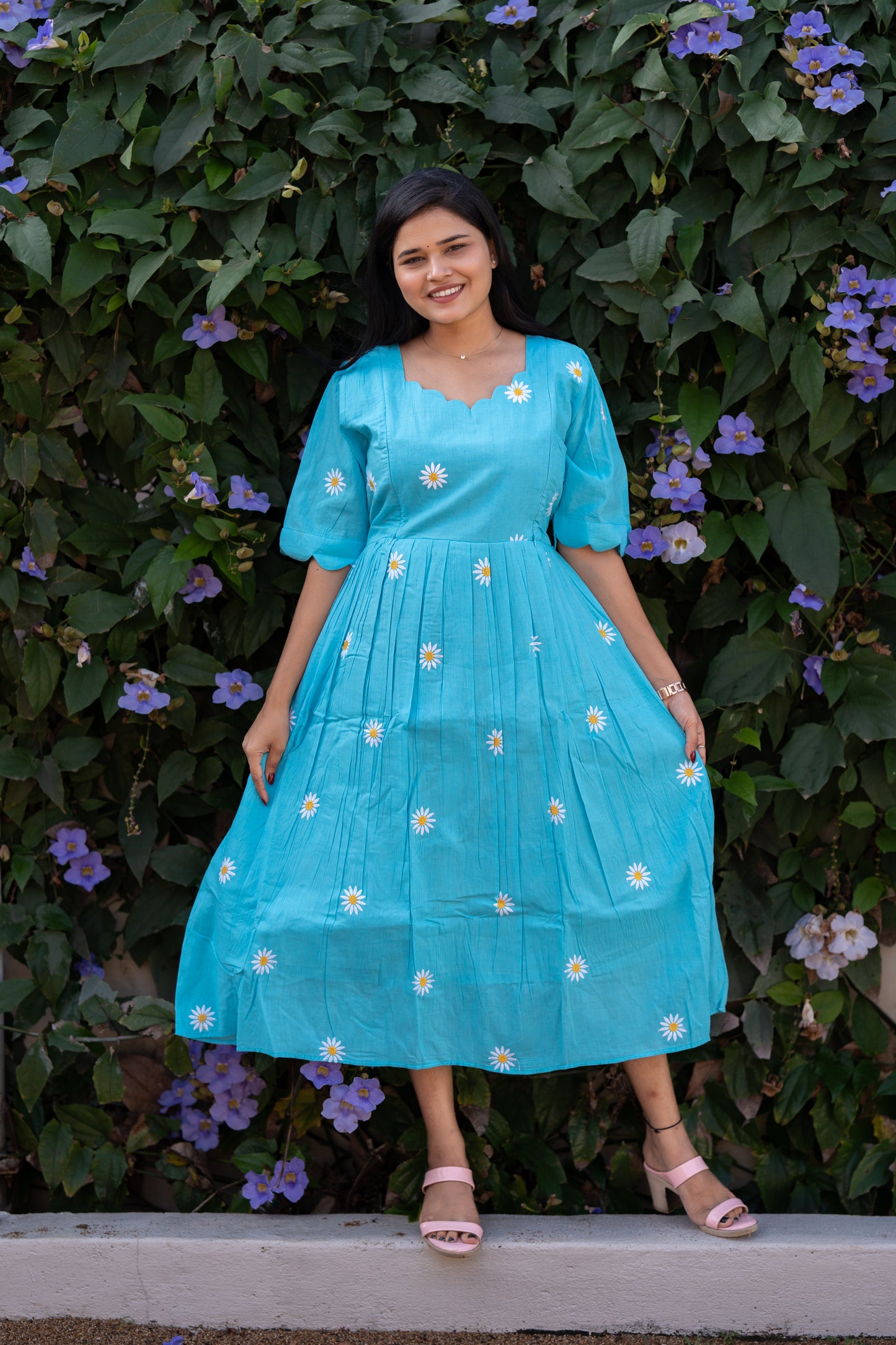 Azhagi 2 premium pure cotton maternity kurti