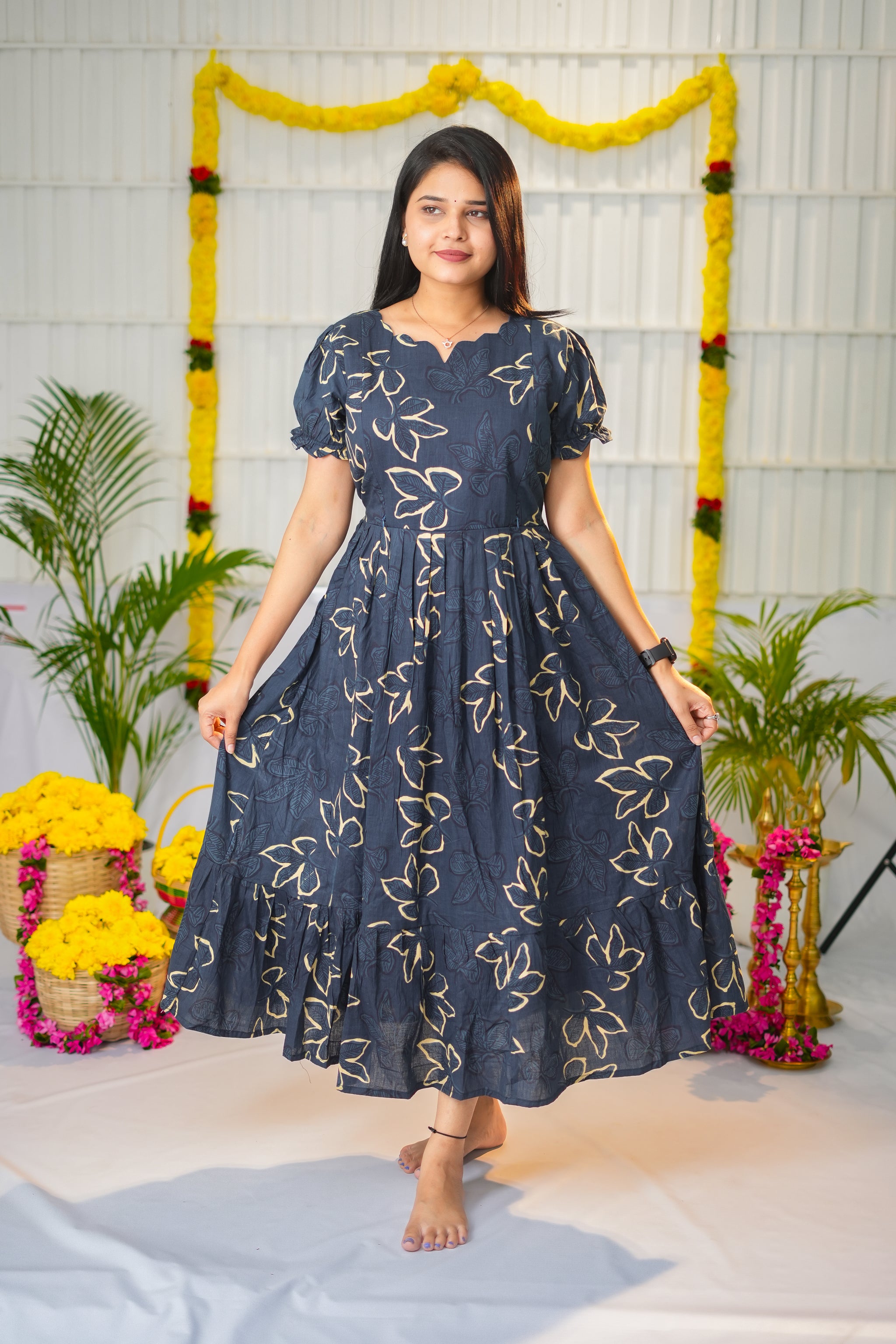 Niram premium maternity cotton kurti