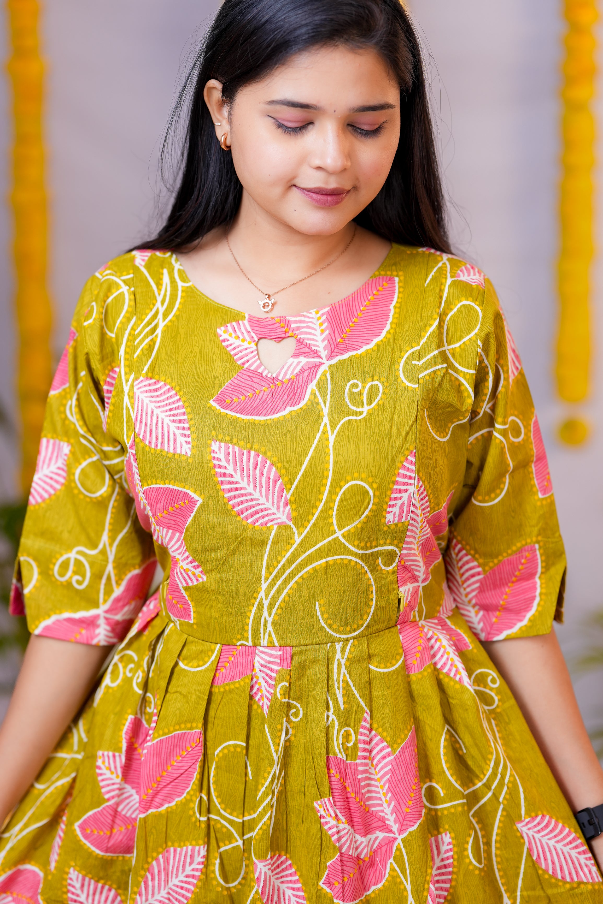 Aasha 1 premium cotton maternity kurti