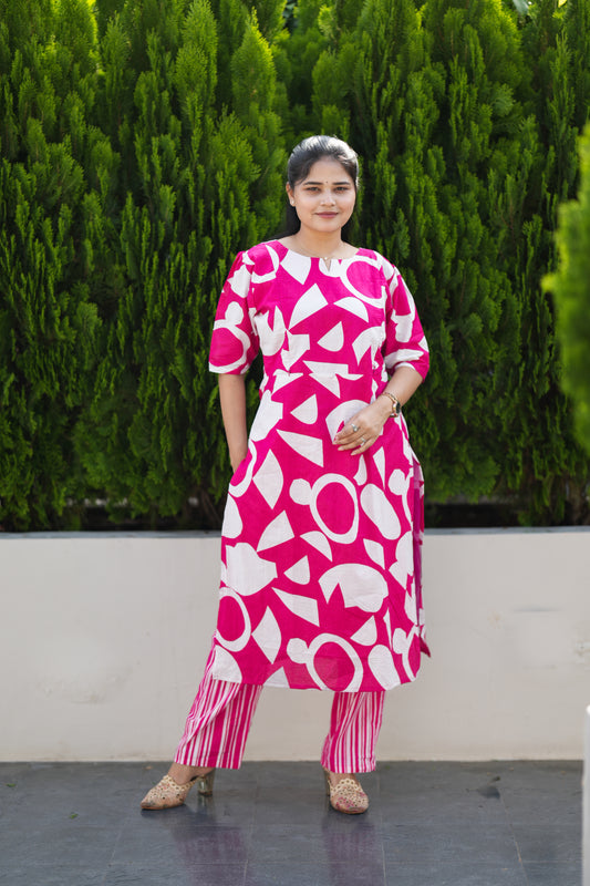 Sathya premium cotton  maternity 2 piece set