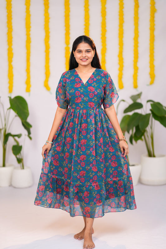 Ananya premium georgette maternity kurti