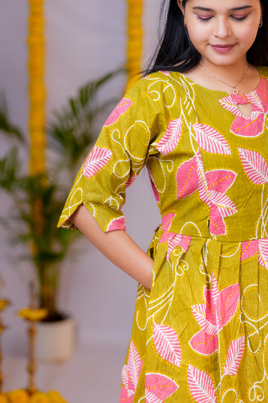 Aasha 1 premium cotton maternity kurti