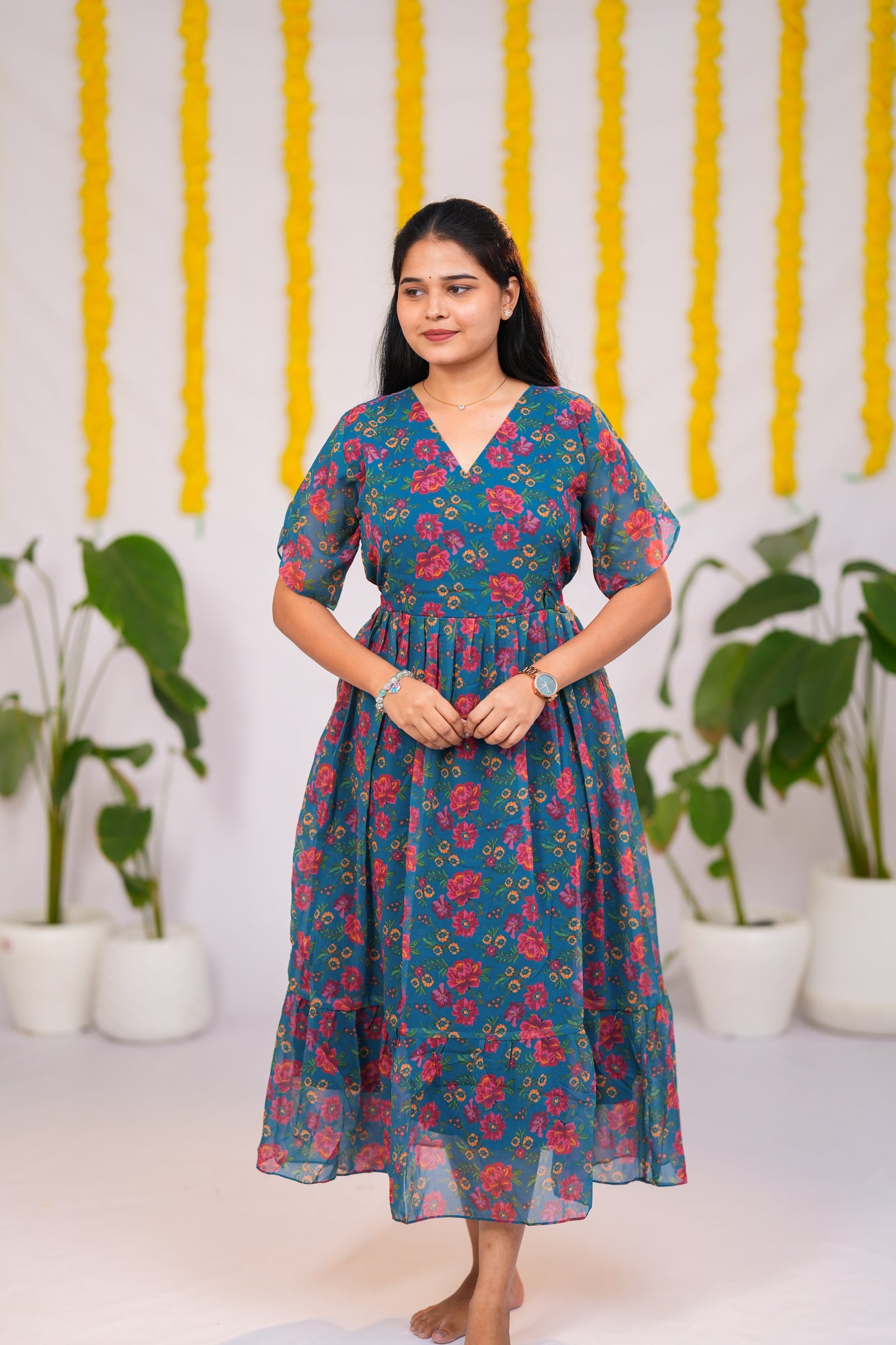 Ananya premium georgette maternity kurti