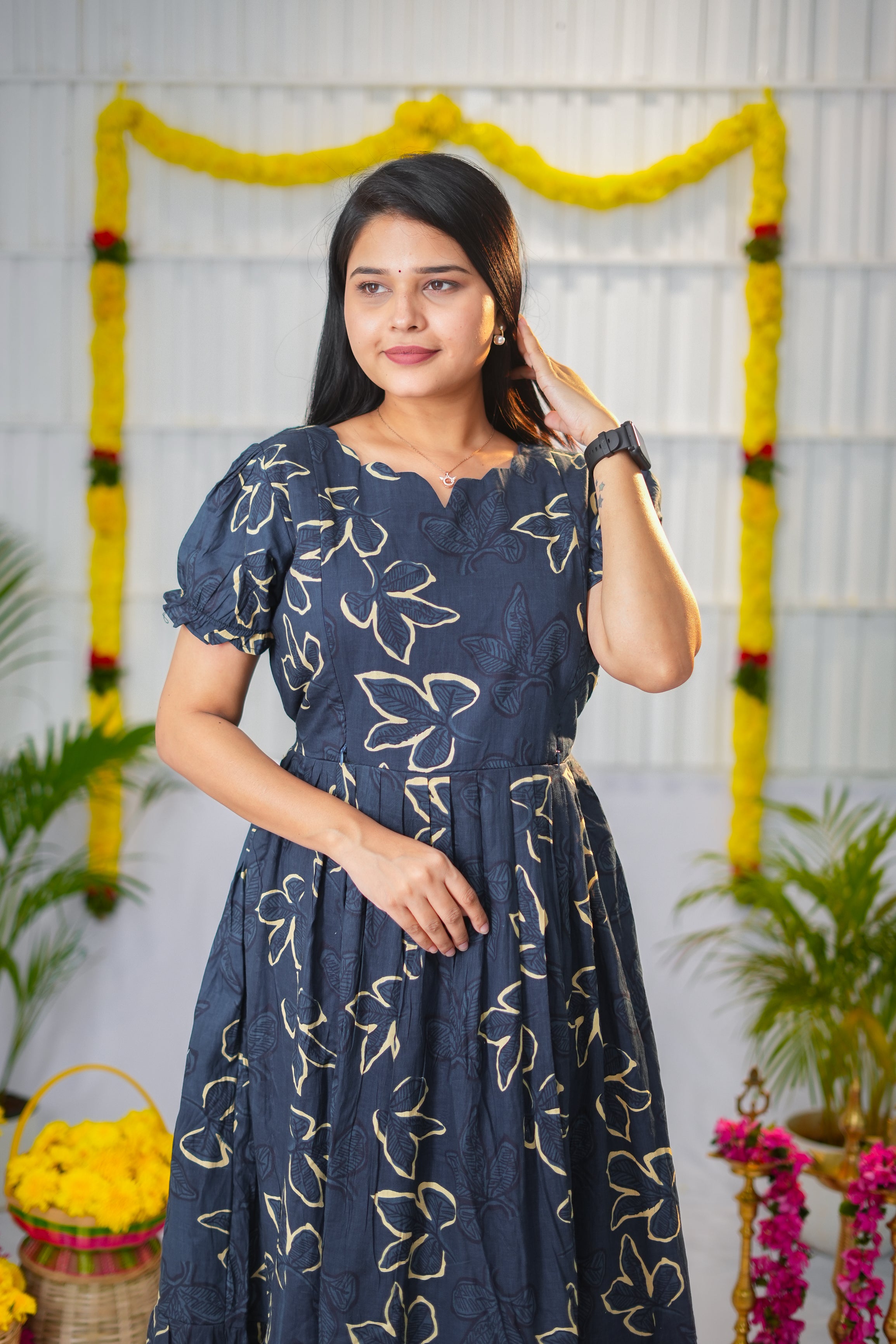 Niram premium cotton maternity kurti