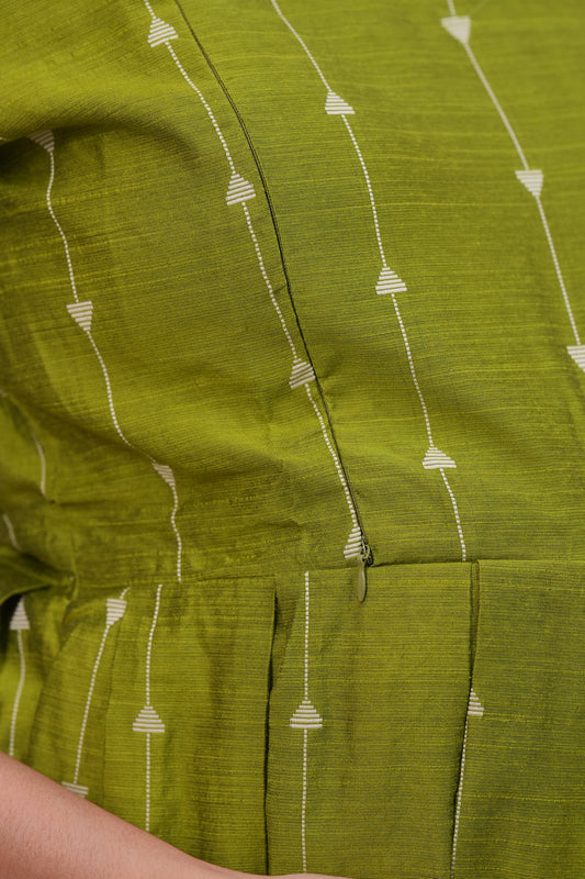 Karigai 3 Premium Raw silk maternity kurti set