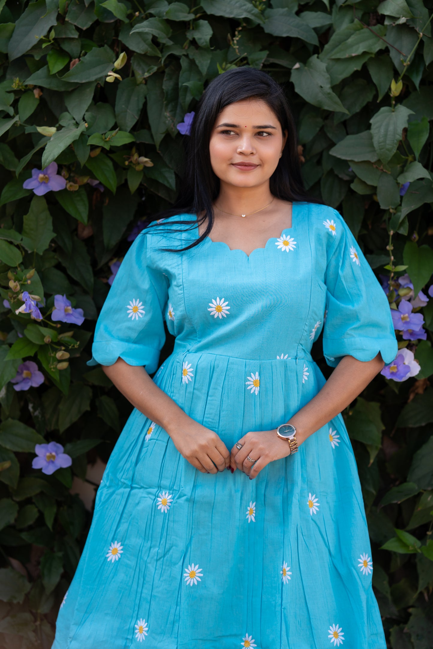 Azhagi 2 premium pure cotton maternity kurti