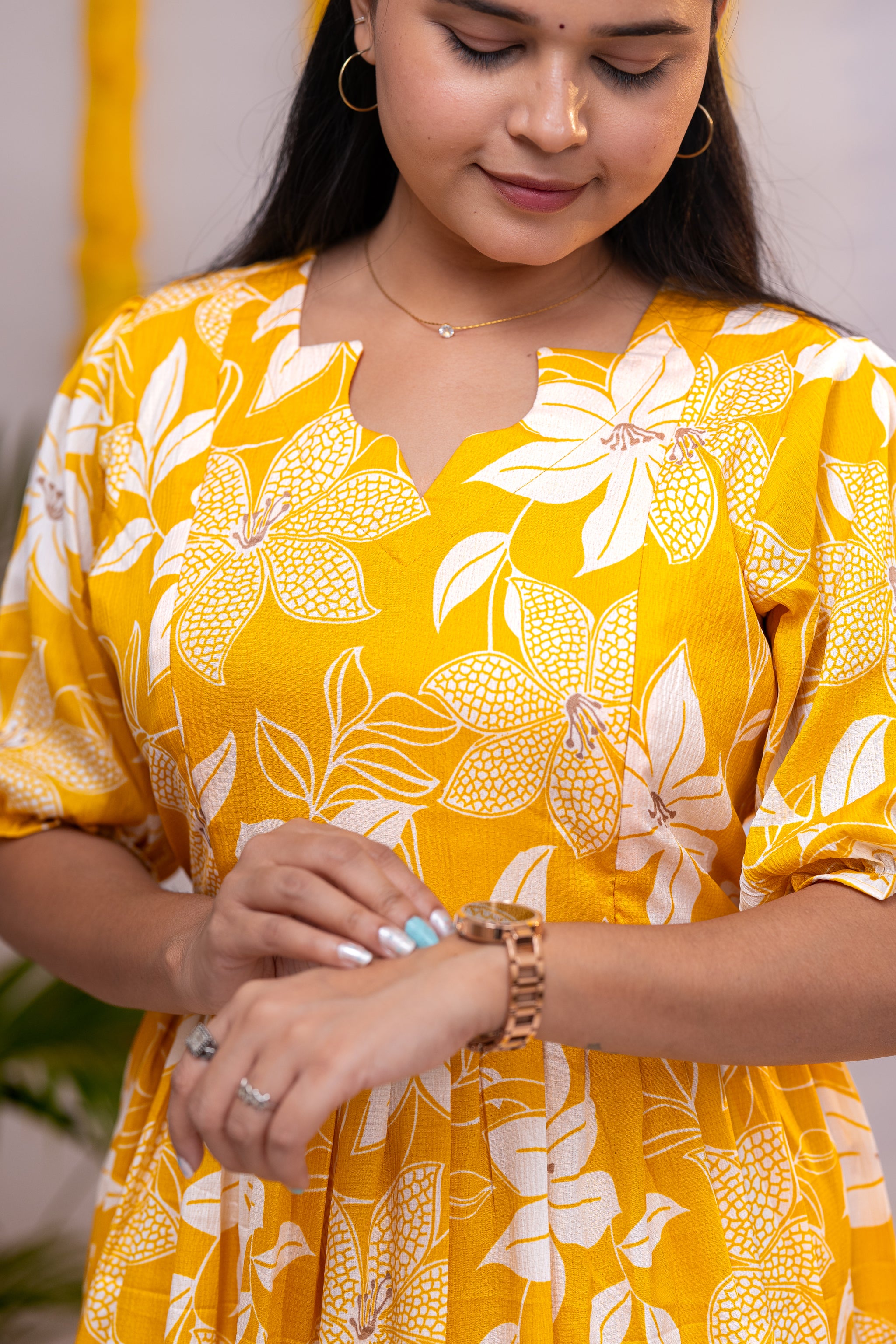 Gayu 1 premium crepe maternity maxi