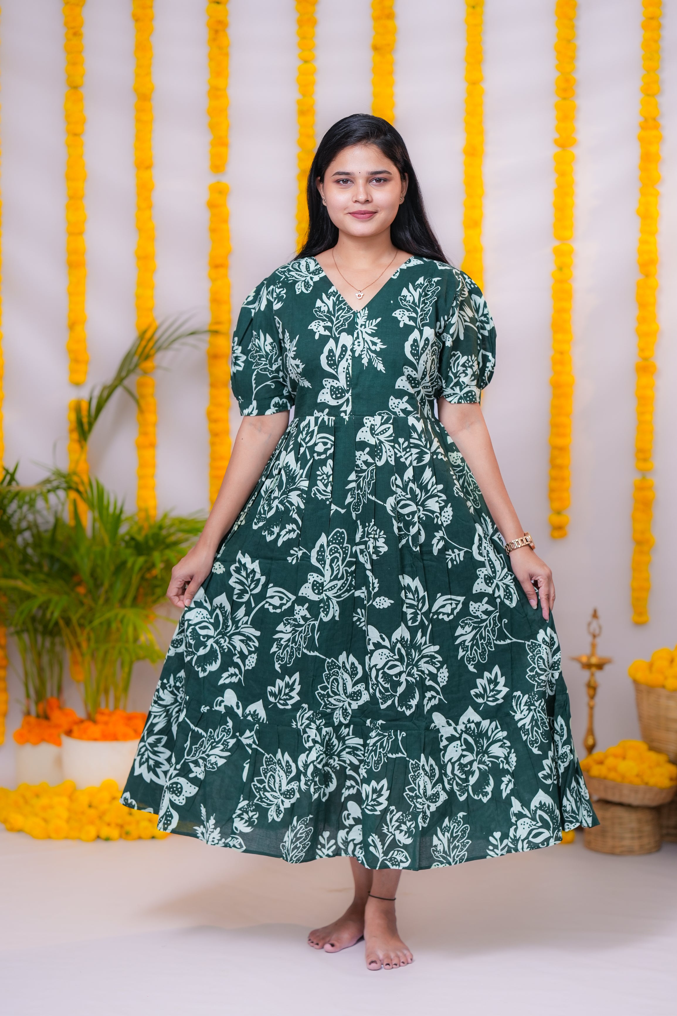 Zara premium cotton center zip maternity kurti