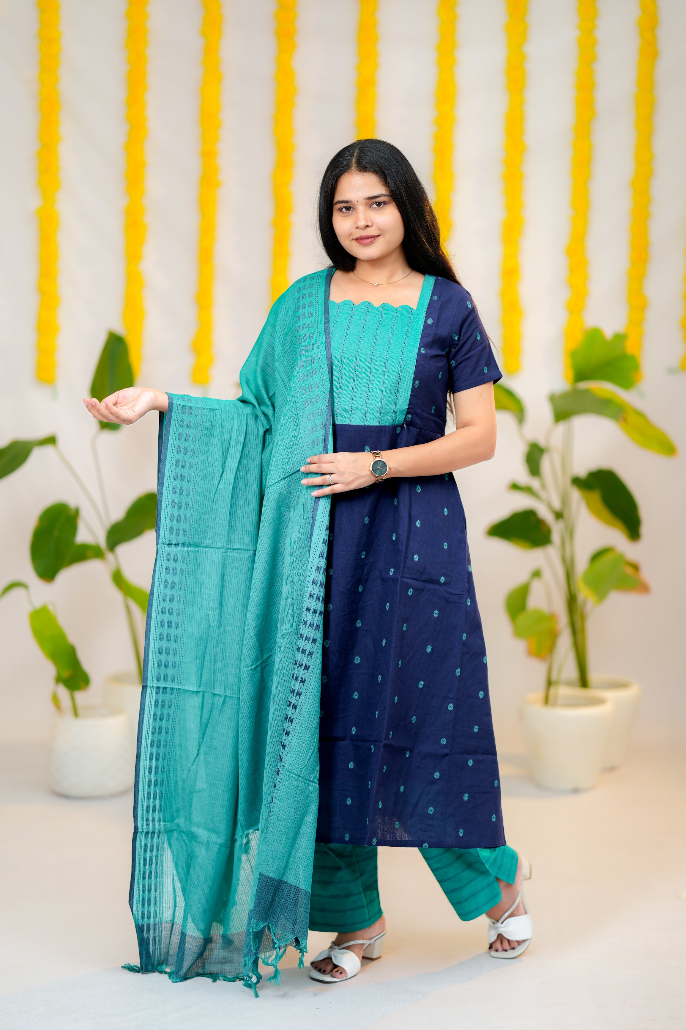 Tharagai premium cotton maternity 3 piece set