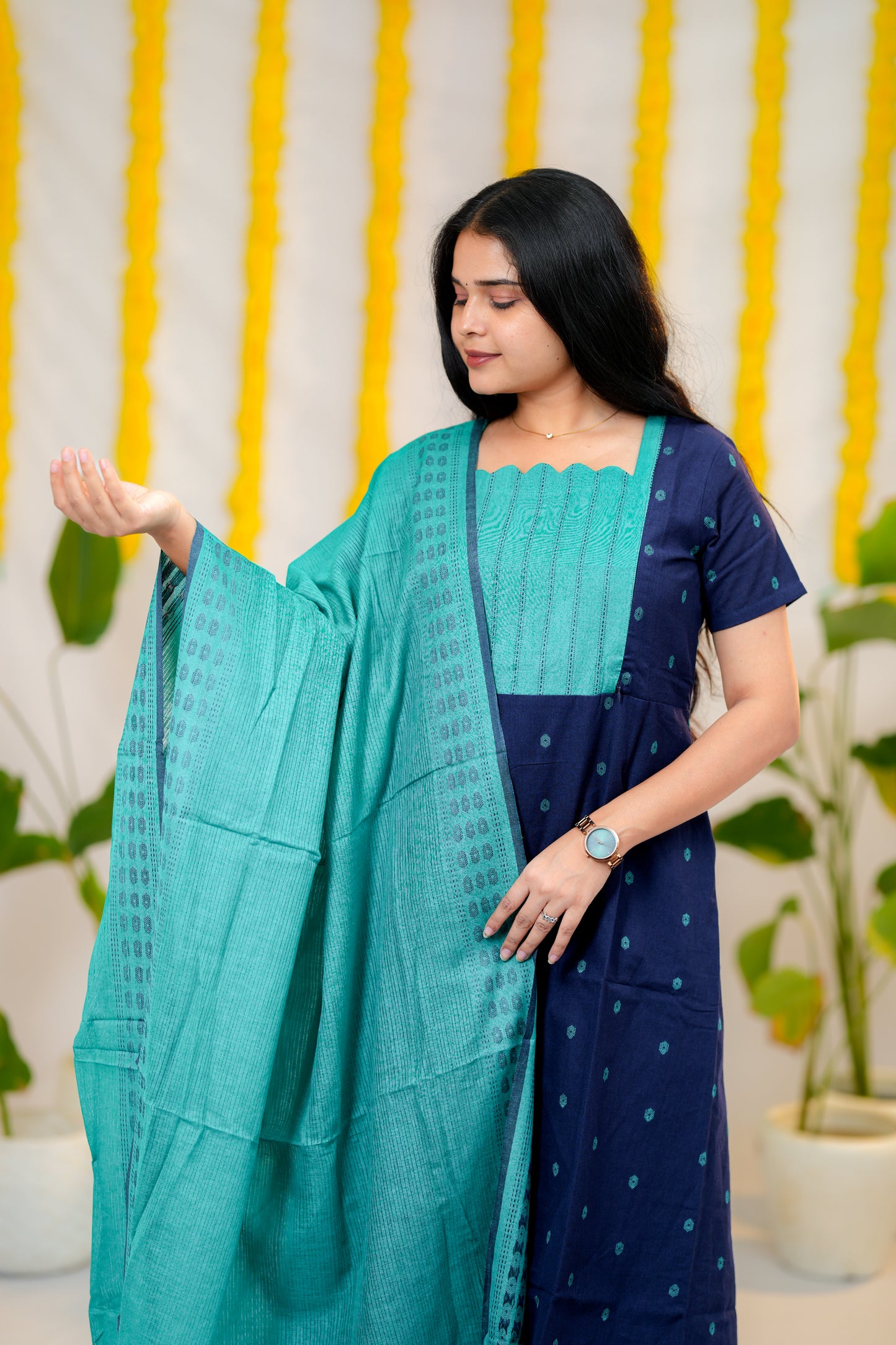 Tharagai premium cotton maternity 3 piece set