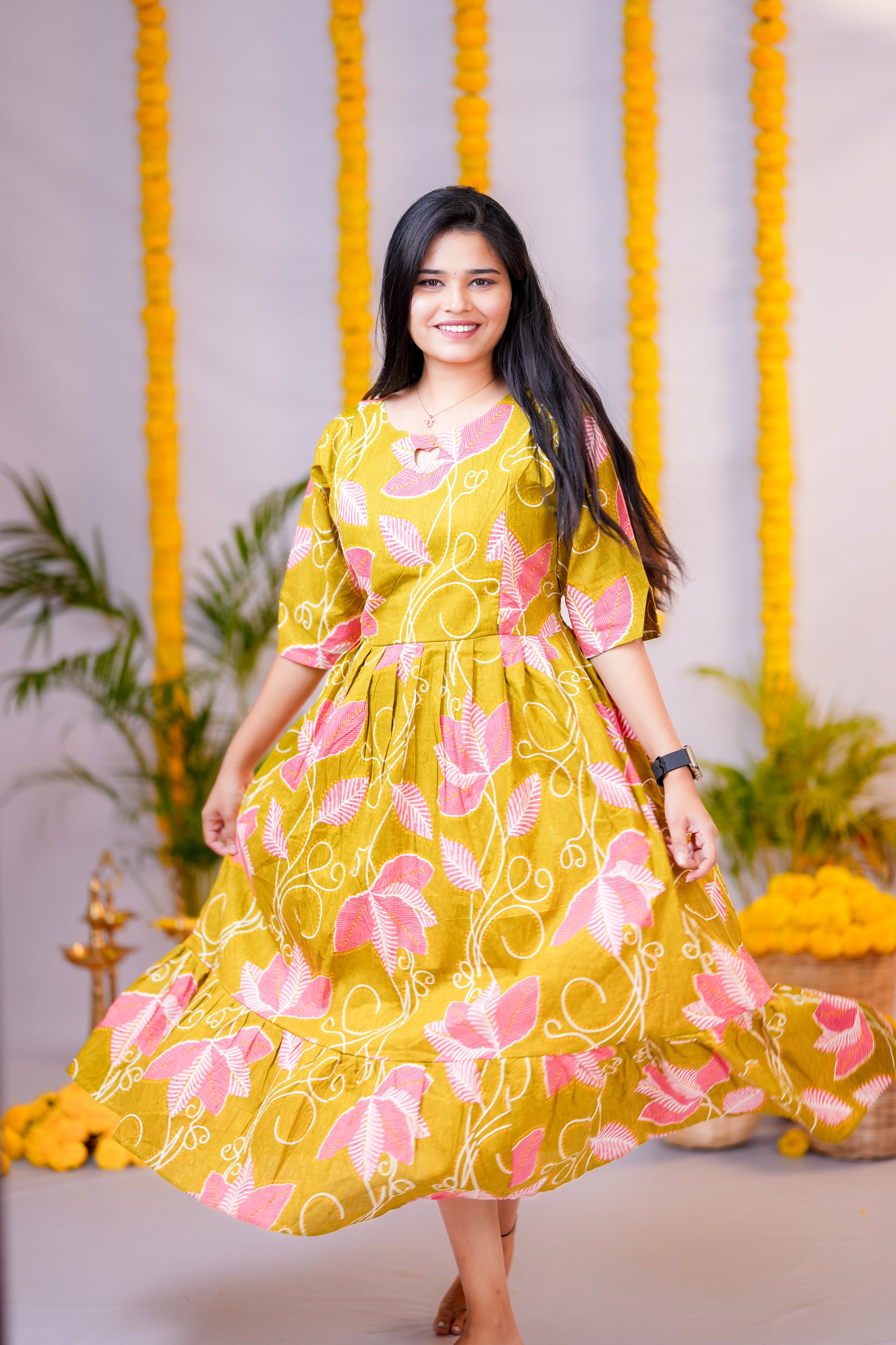 Aasha 1 premium cotton maternity kurti