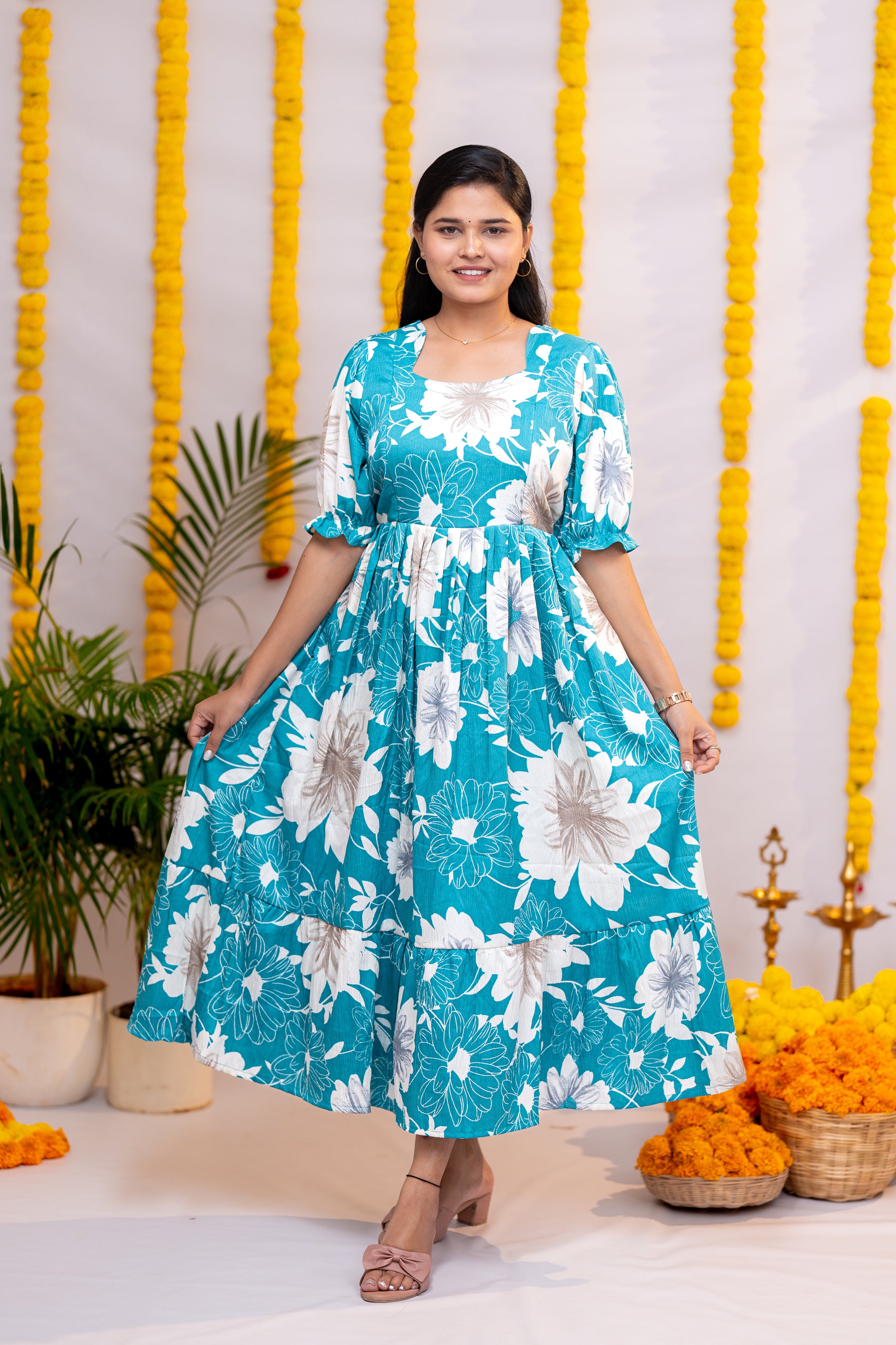 Gayu premium crepe maternity kurti