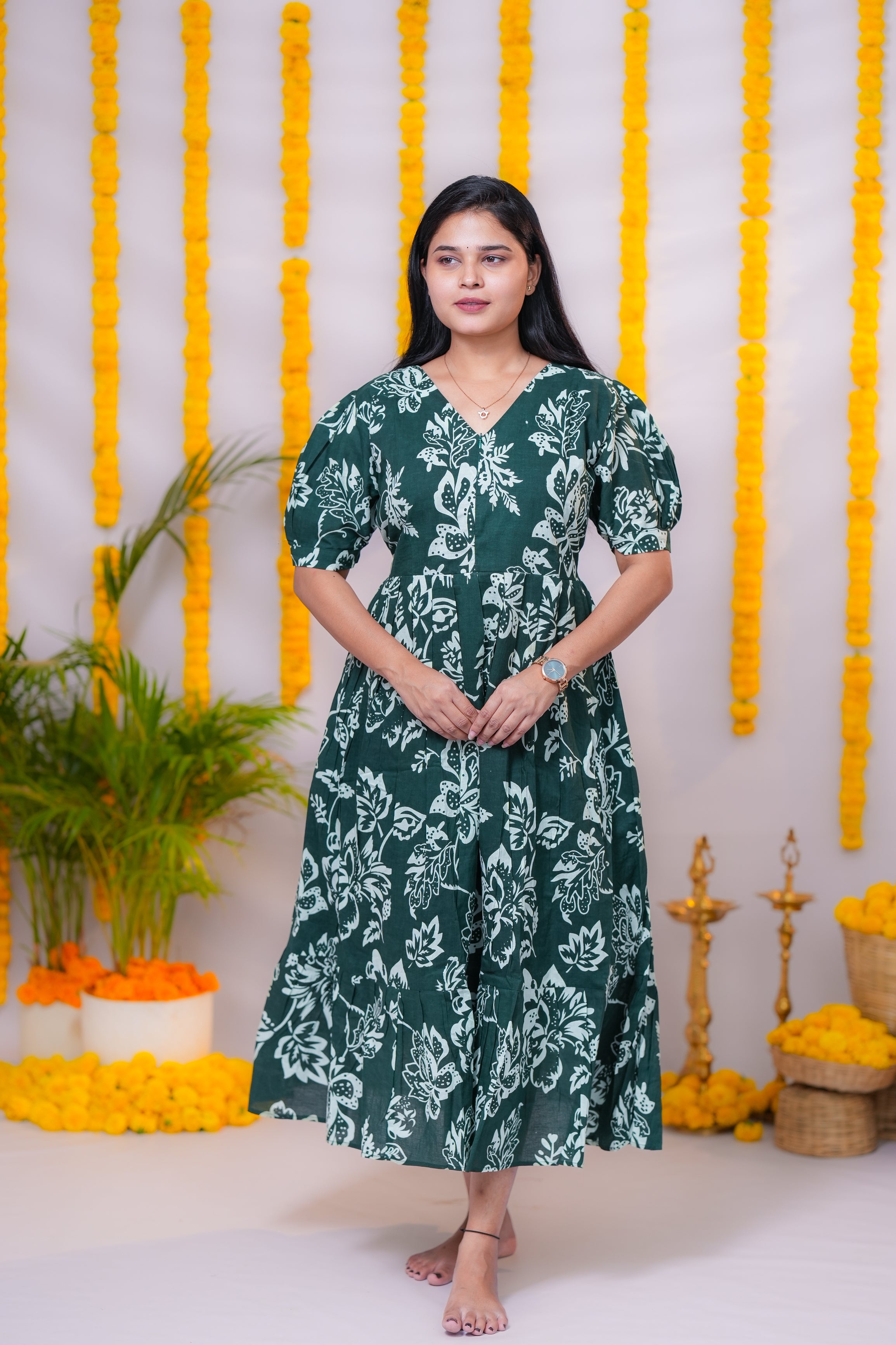Zara premium cotton center zip maternity kurti