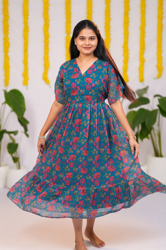 Ananya premium georgette maternity kurti