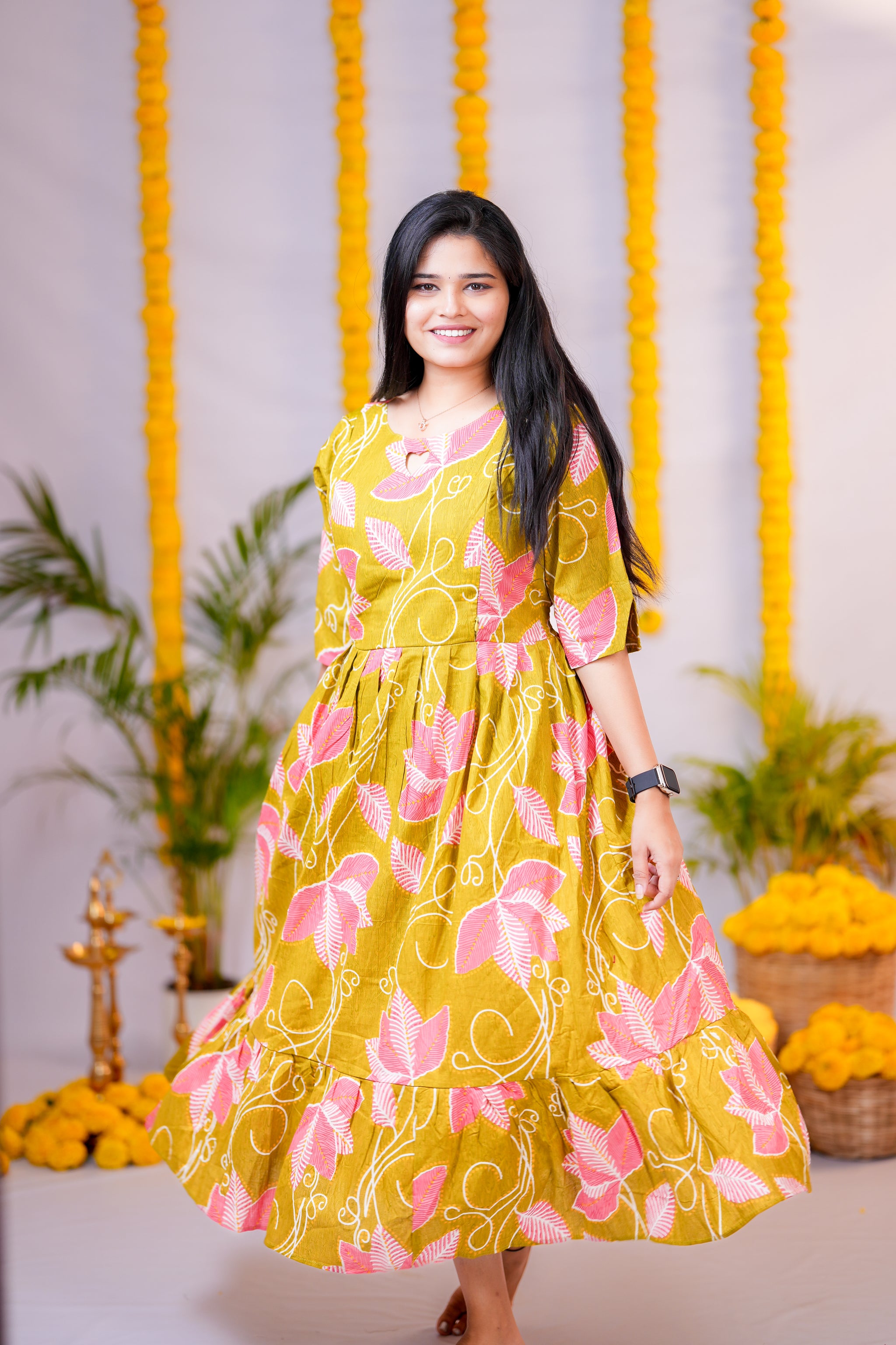 Aasha 1 premium cotton maternity kurti