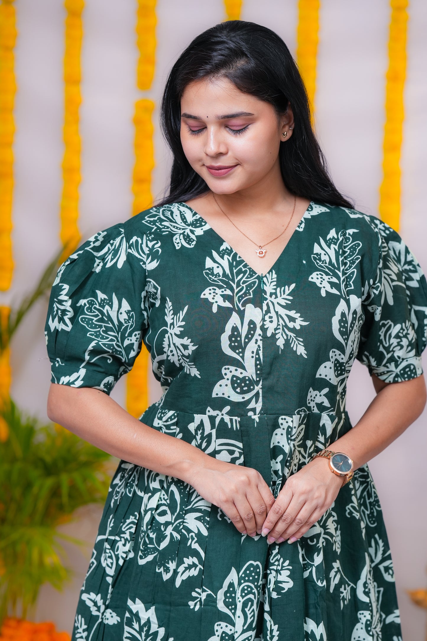 Zara premium cotton center zip maternity kurti