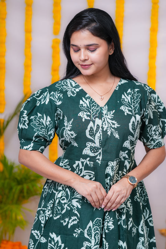 Zara premium cotton center zip maternity kurti