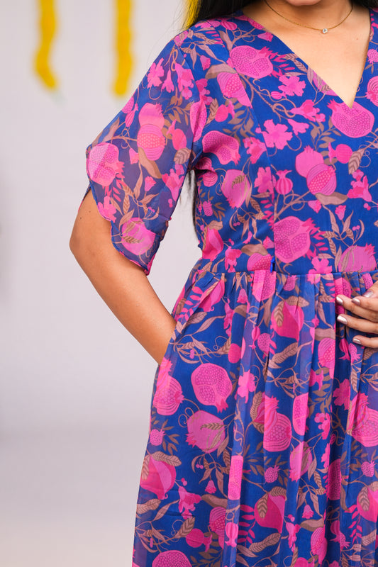 Ananya premium georgette maternity kurti