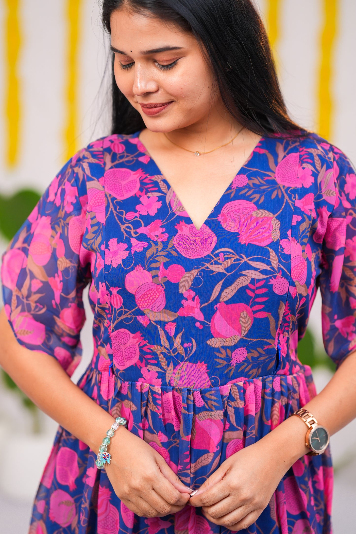 Ananya premium georgette maternity kurti