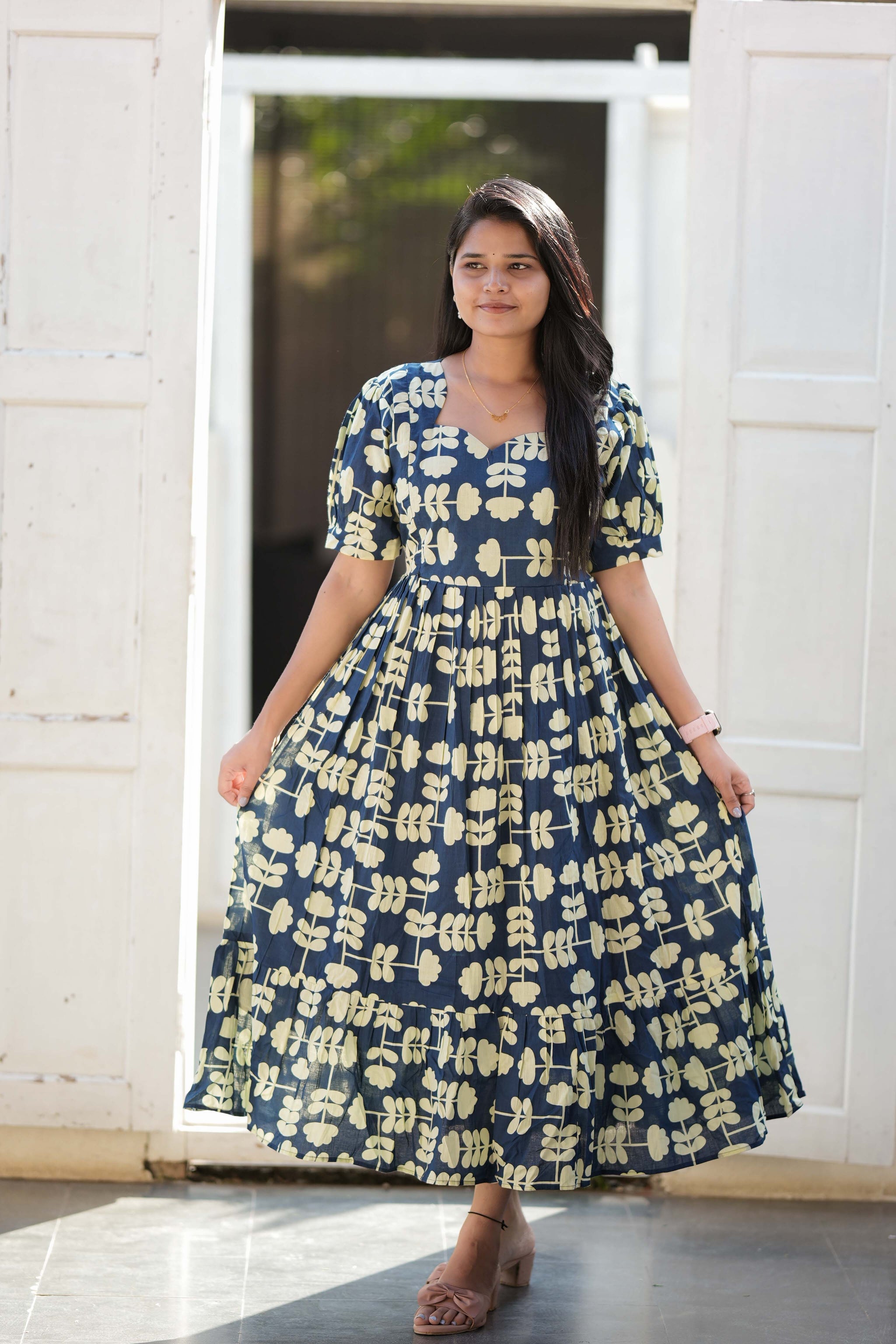 Yaazhini Pure Cotton Maternity Kurthi