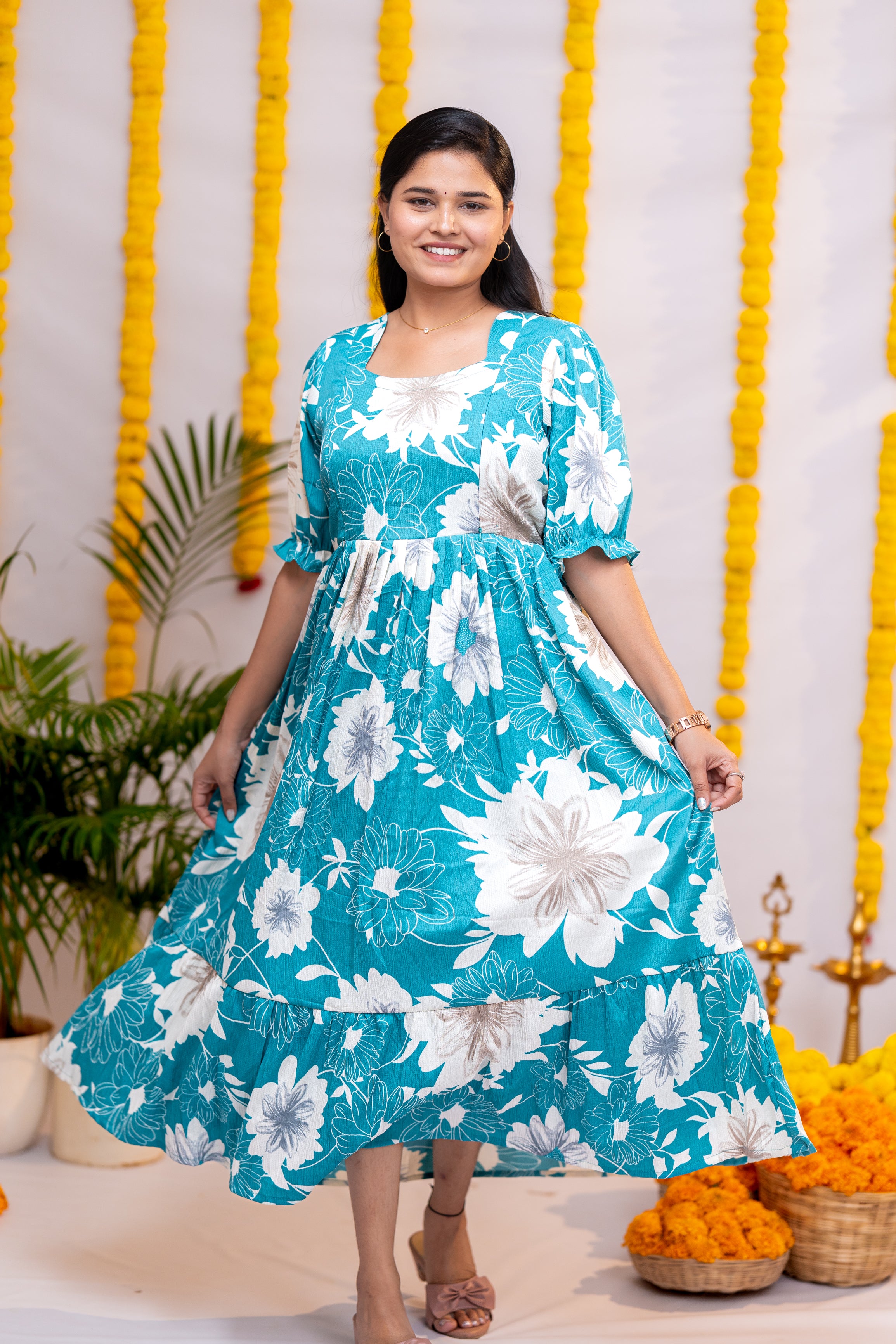 Gayu premium crepe maternity kurti