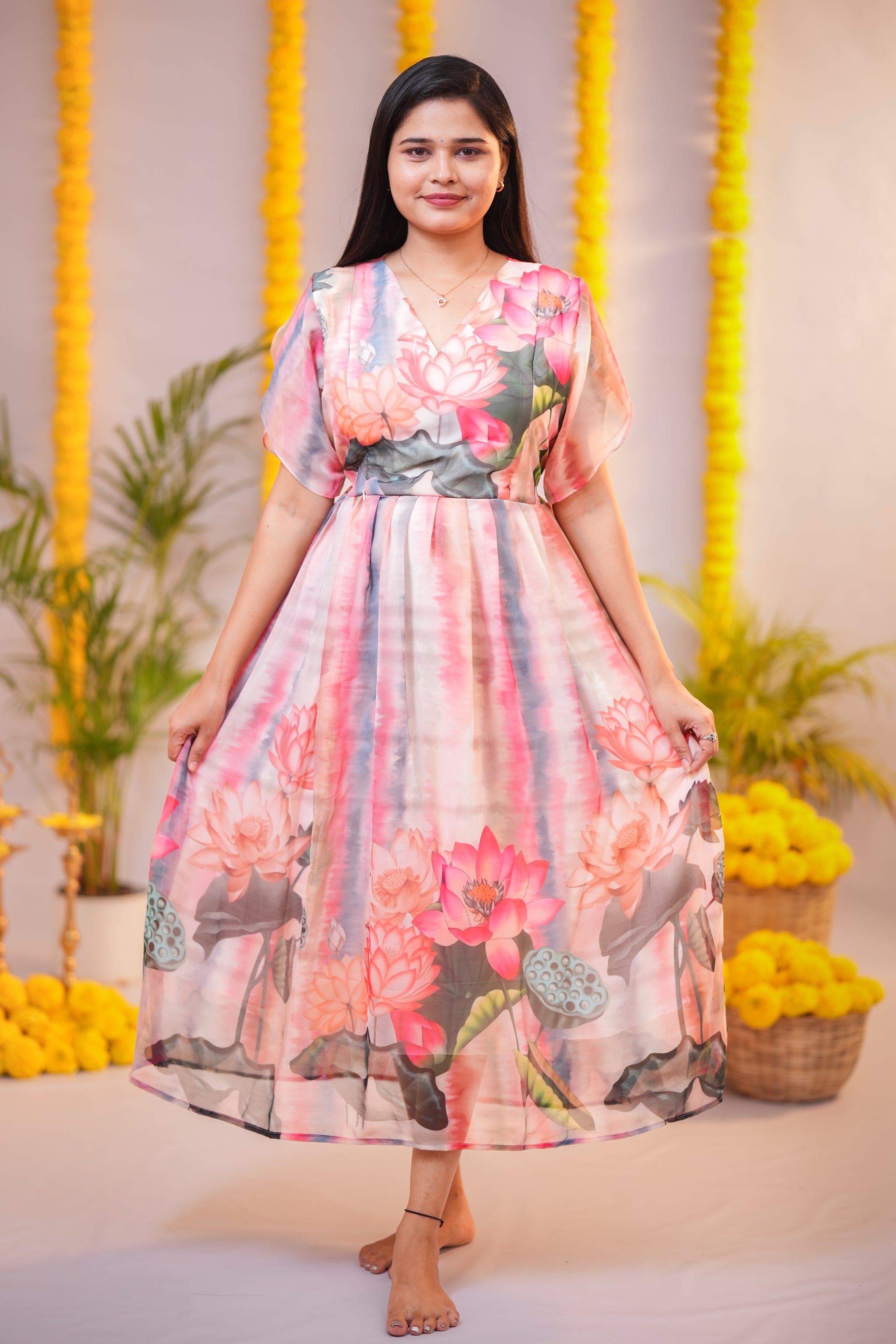 Clara 2 premium georgette maternity kurti