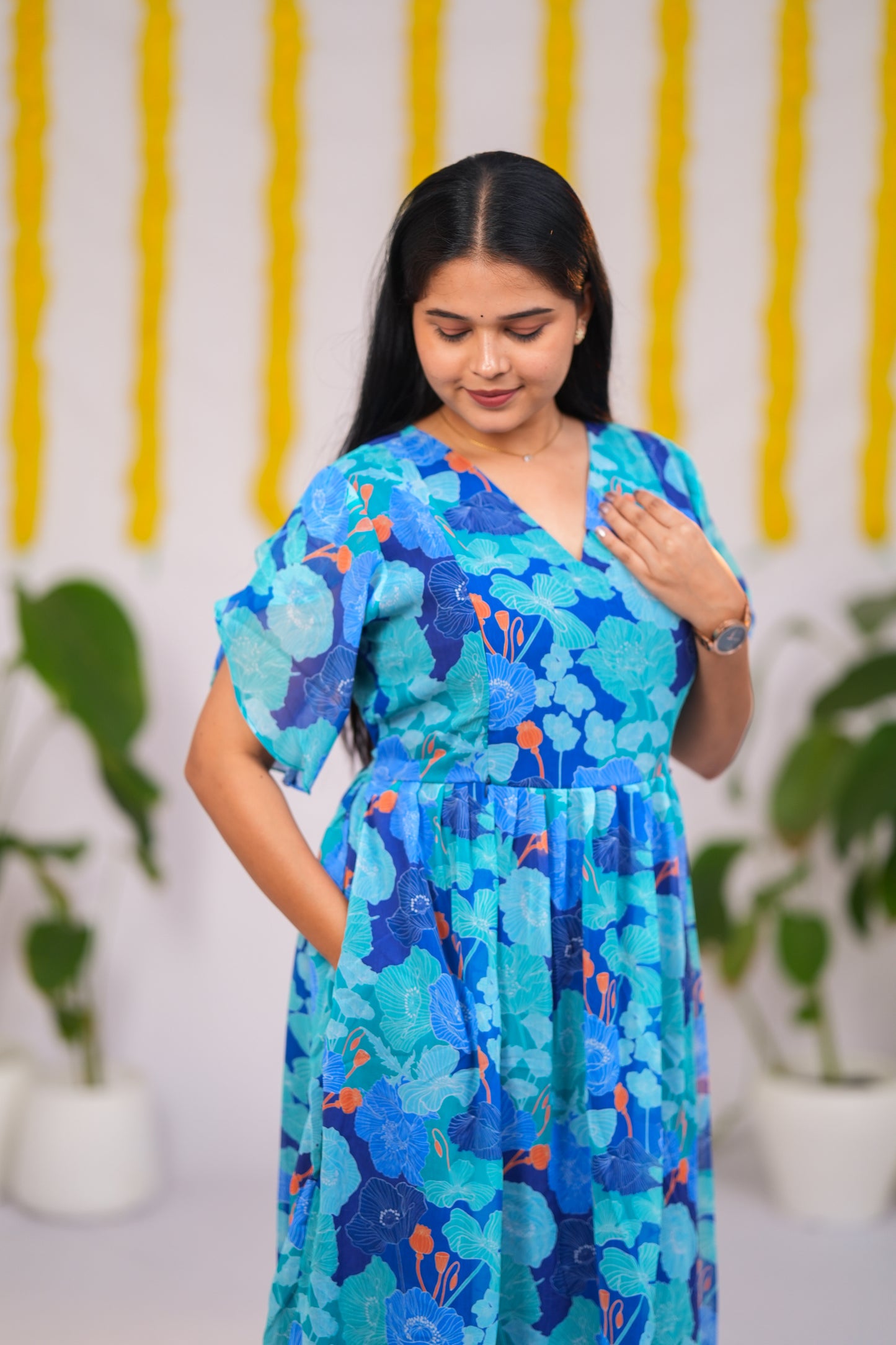 Ananya premium georgette maternity kurti