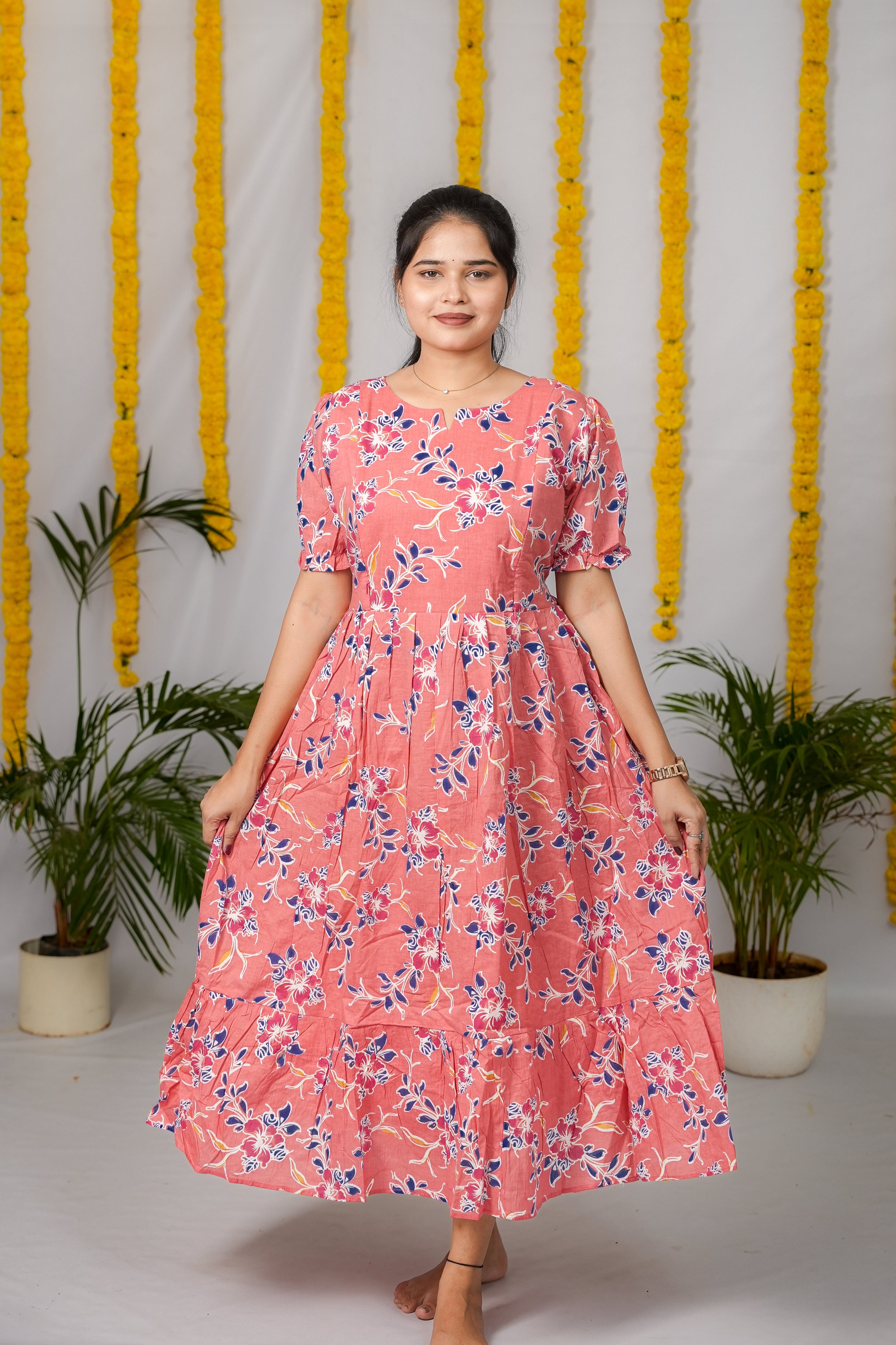 Nancy premium cotton maternity kurti