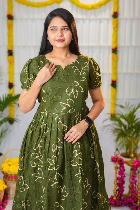 Niram premium cotton maternity kurti