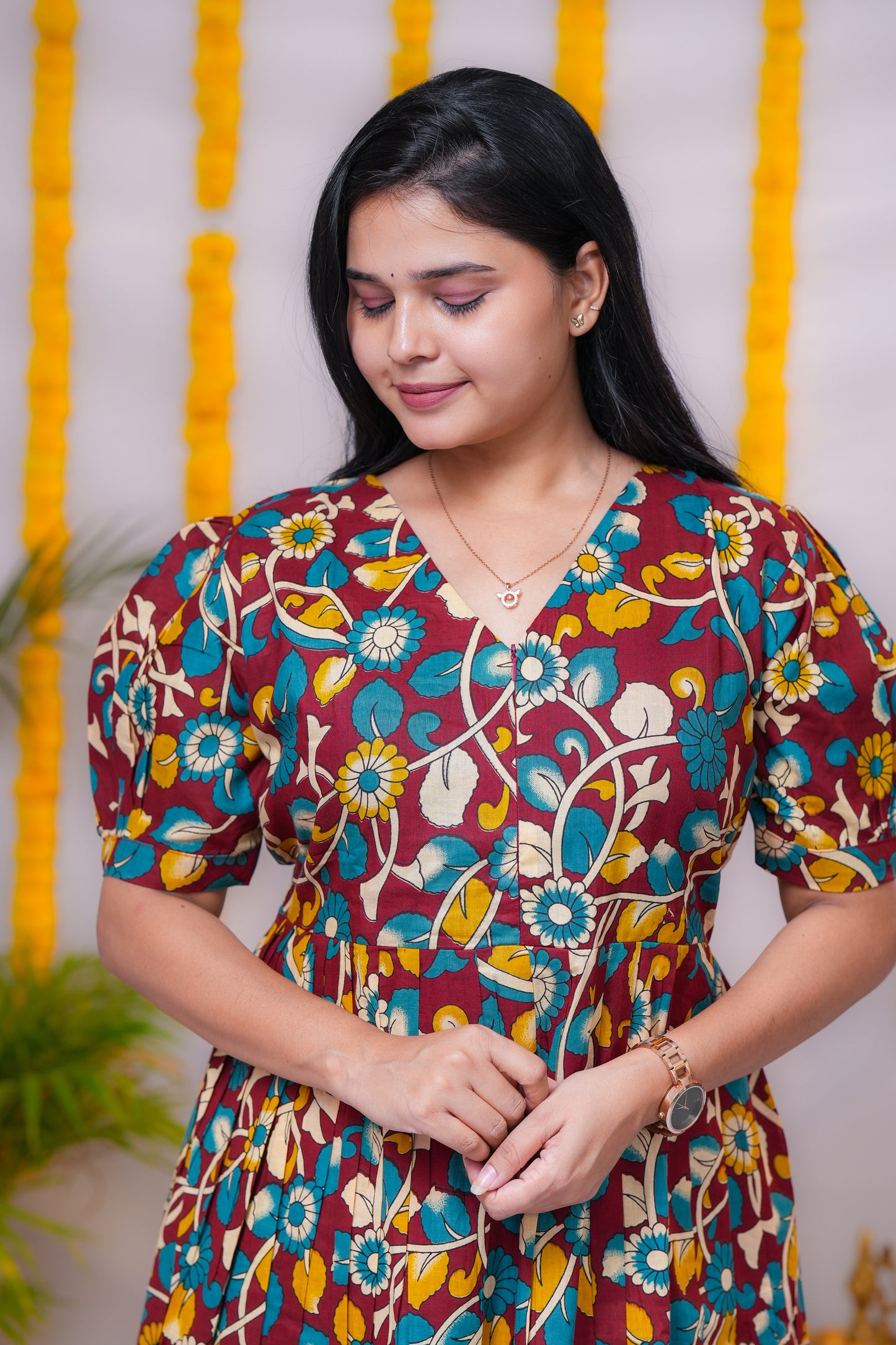 Zara premium cotton center zip maternity kurti