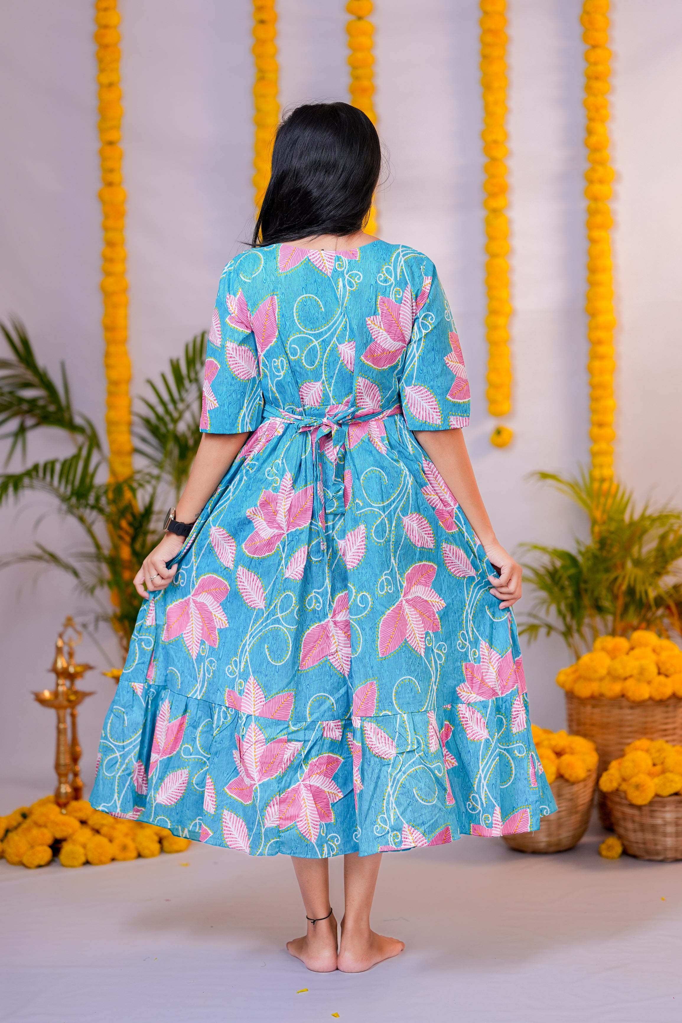 Aasha 2 premium cotton maternity kurti