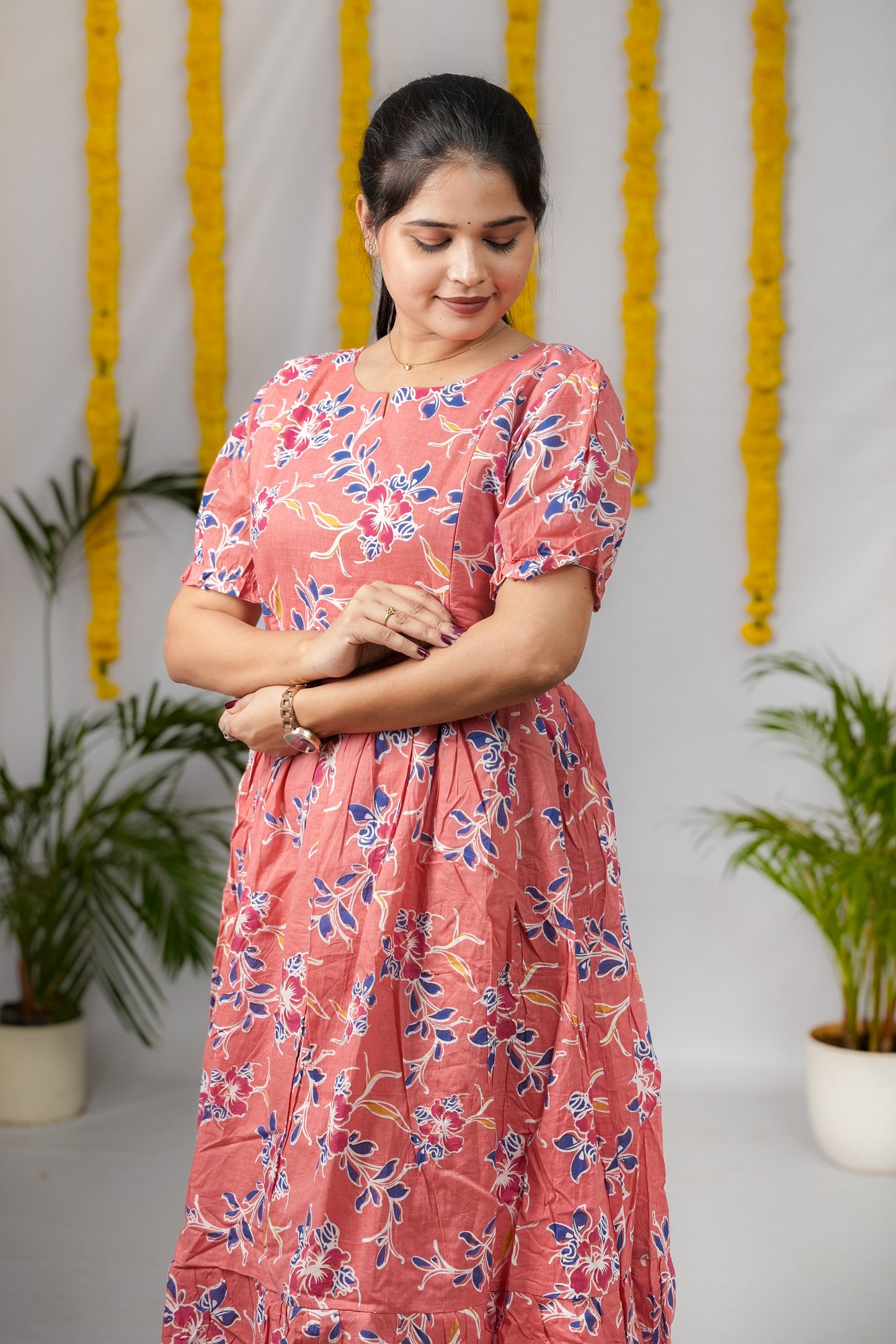 Nancy premium cotton maternity kurti