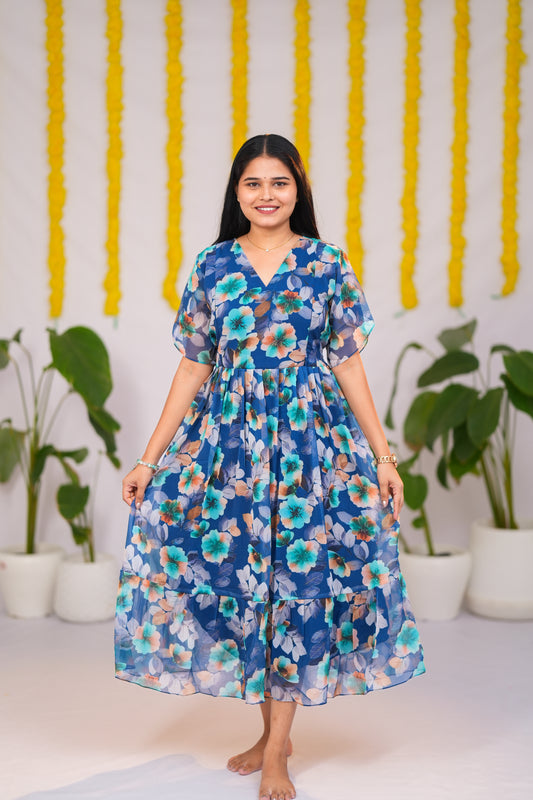Ananya premium georgette maternity kurti