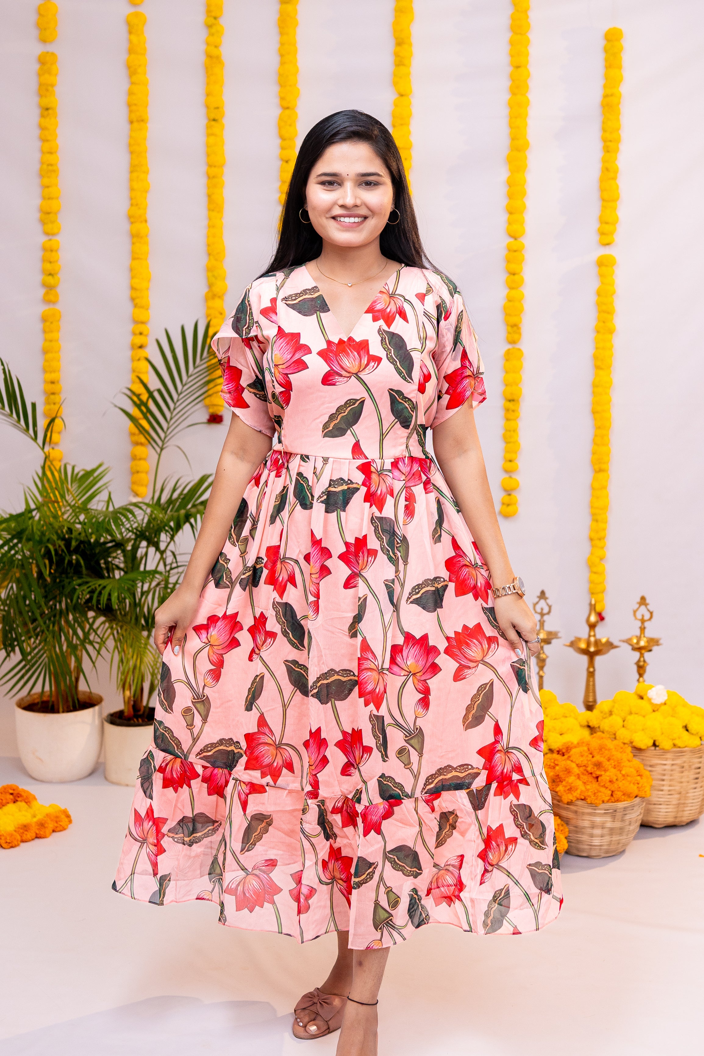 Vaisu premium georgette maternity kurti
