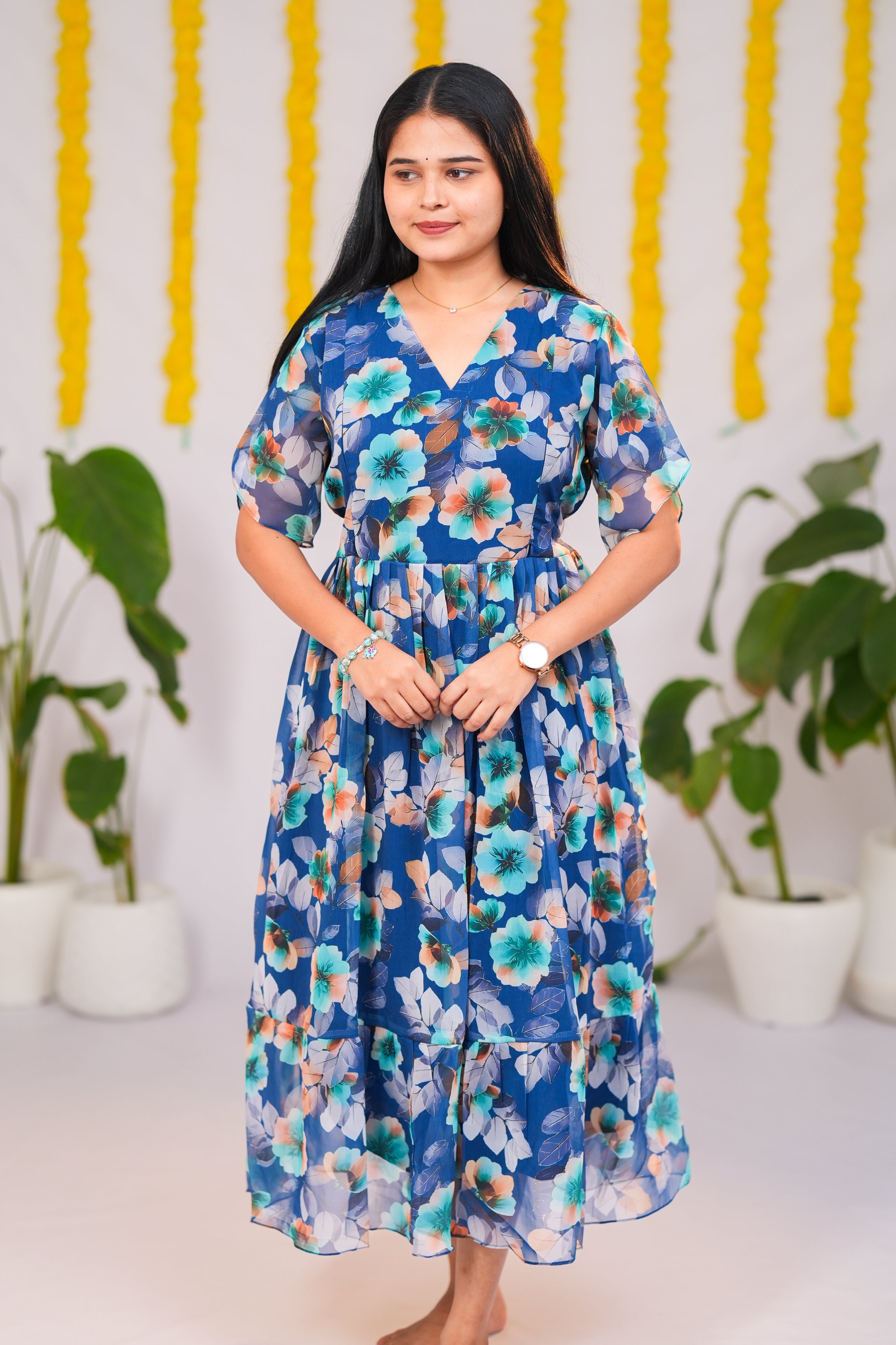 Ananya premium georgette maternity kurti
