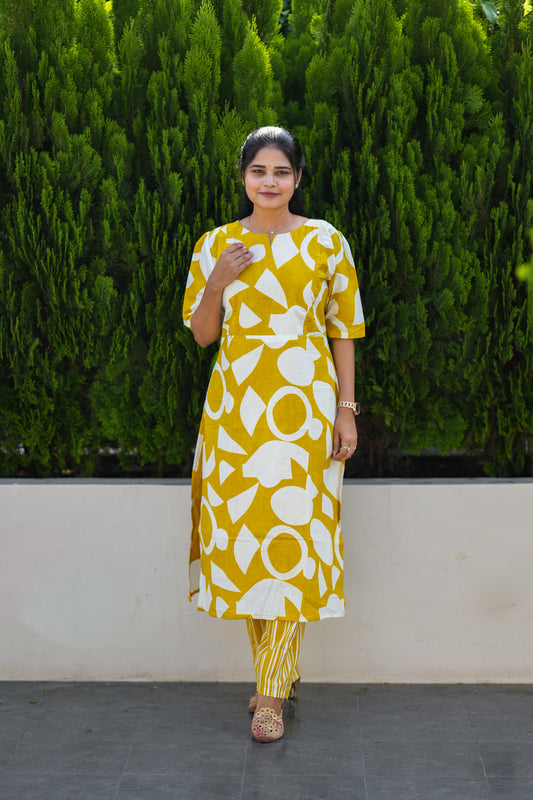 Sathya premium cotton maternity 2 piece set