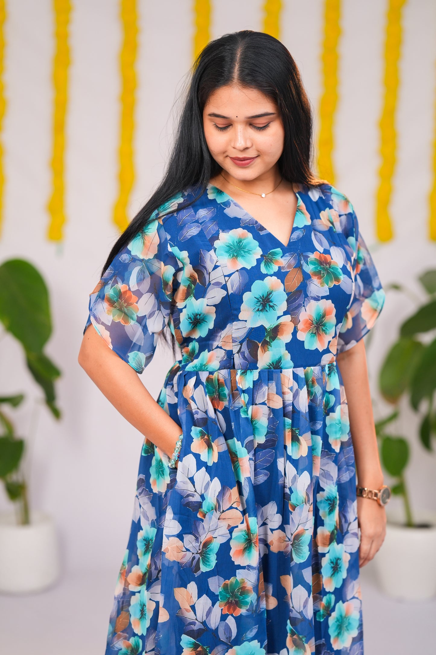 Ananya premium georgette maternity kurti
