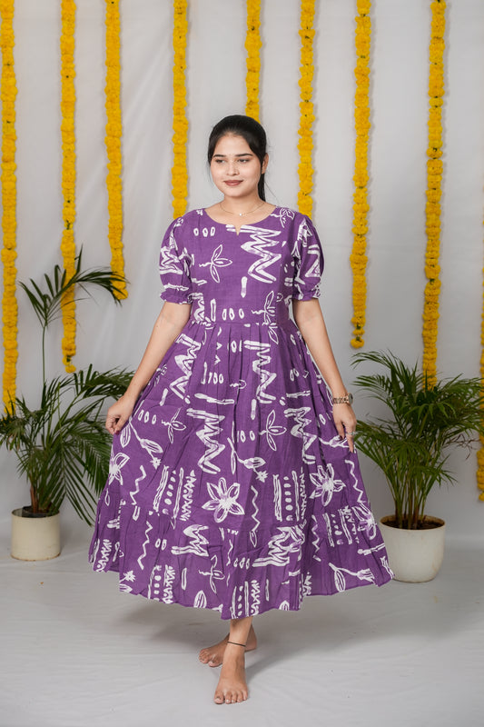 Nancy premium cotton maternity kurti