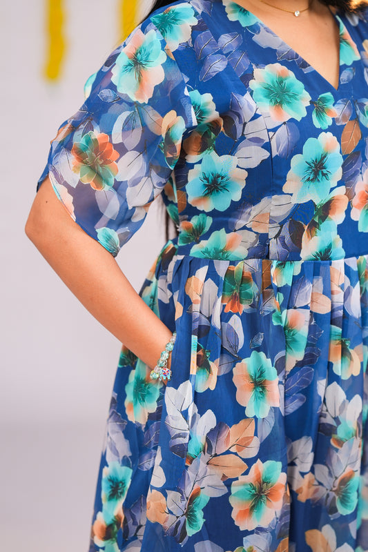 Ananya premium georgette maternity kurti
