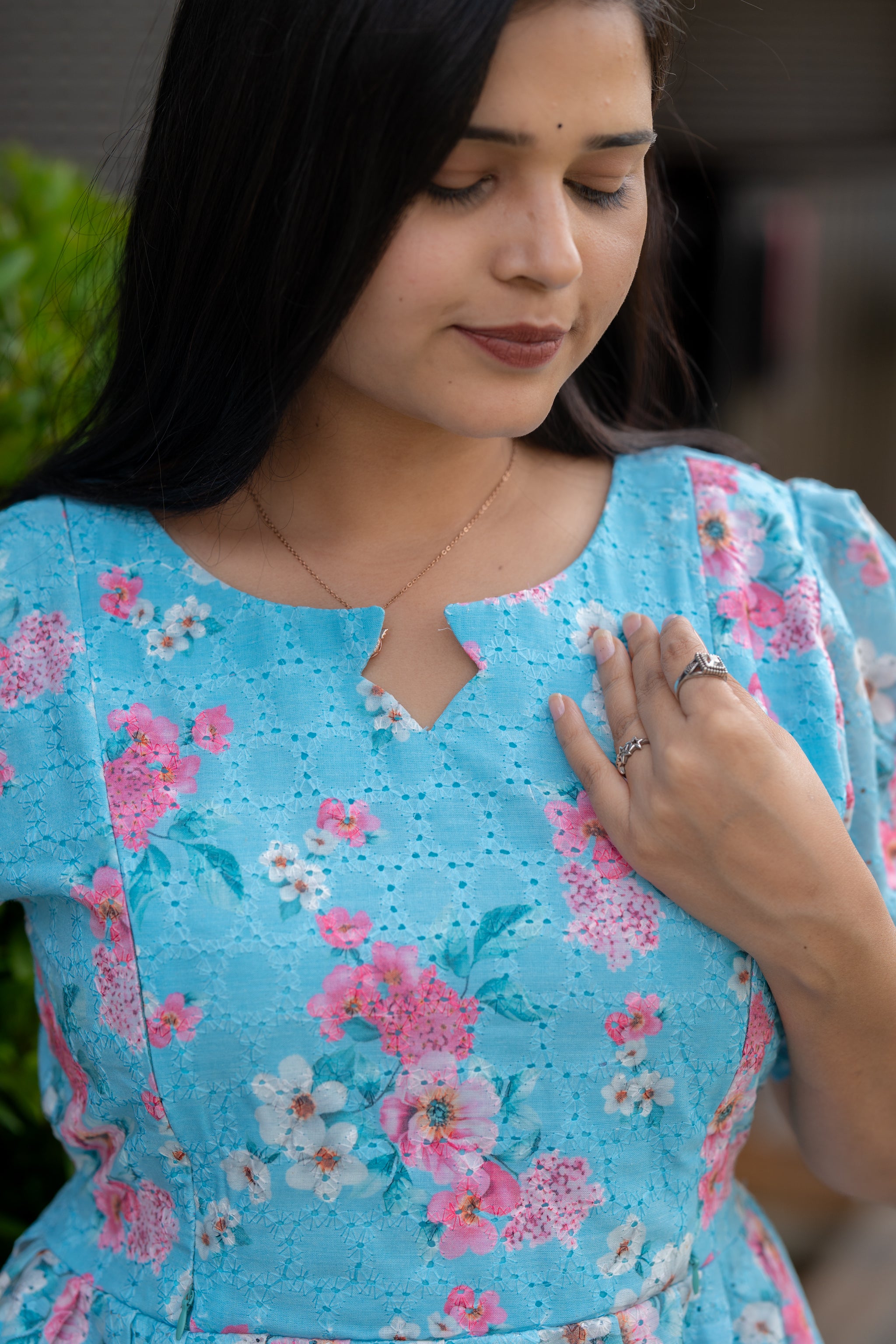 Naazhi 3 hakoba maternity kurti