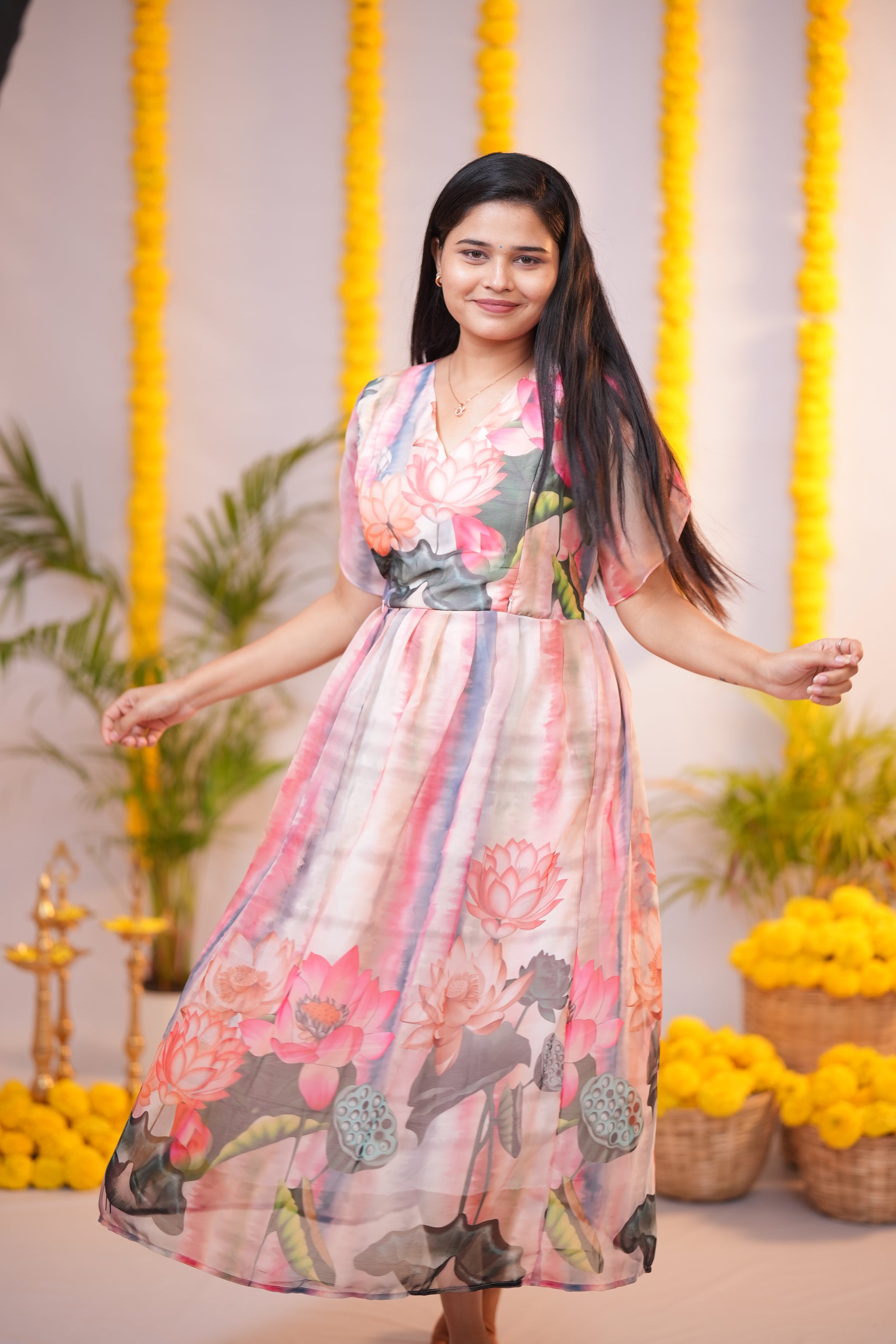 Clara 2 premium georgette maternity kurti