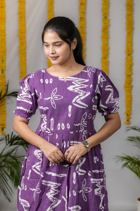 Nancy premium cotton maternity kurti