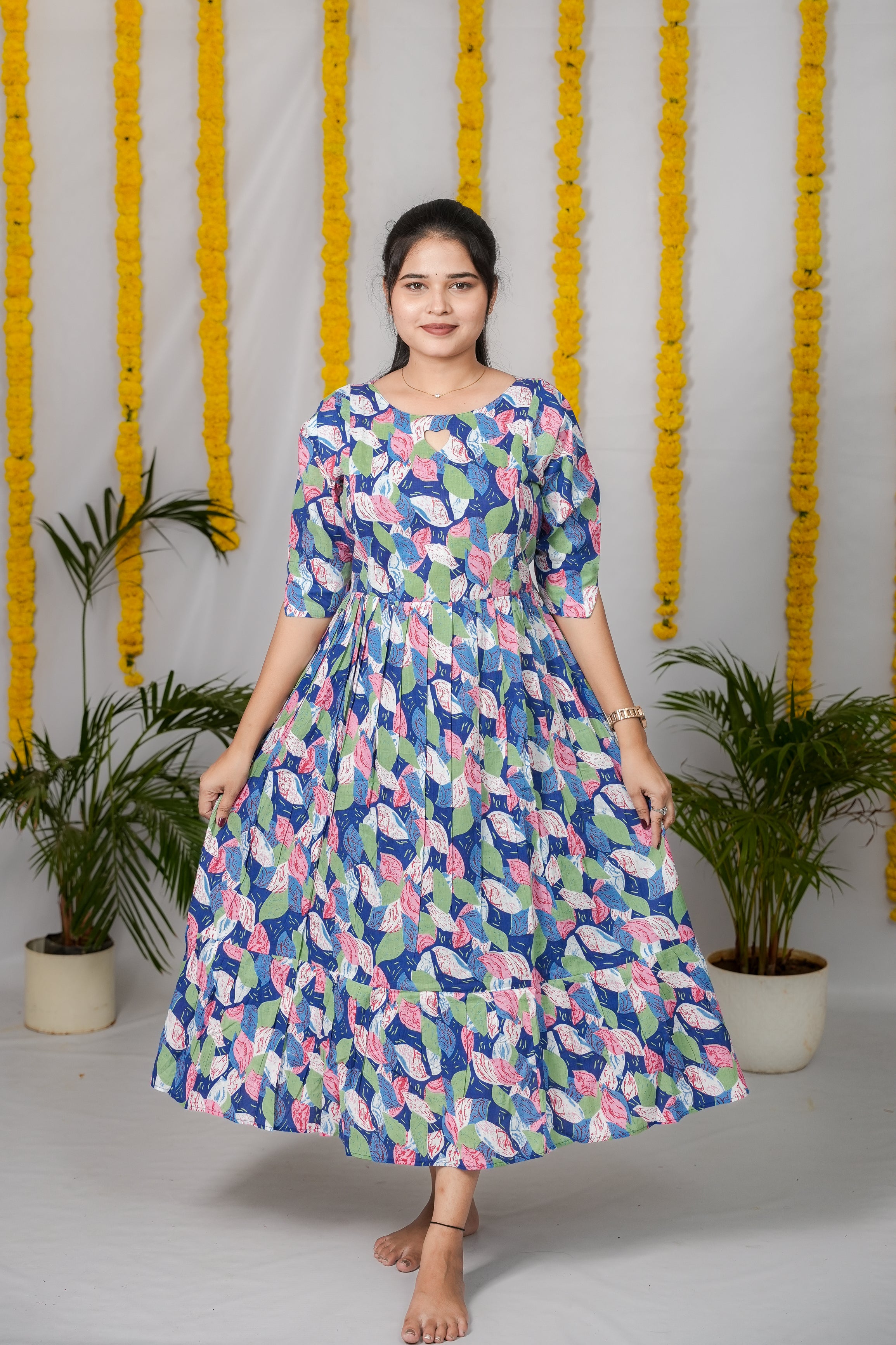 Nancy premium cotton maternity kurti