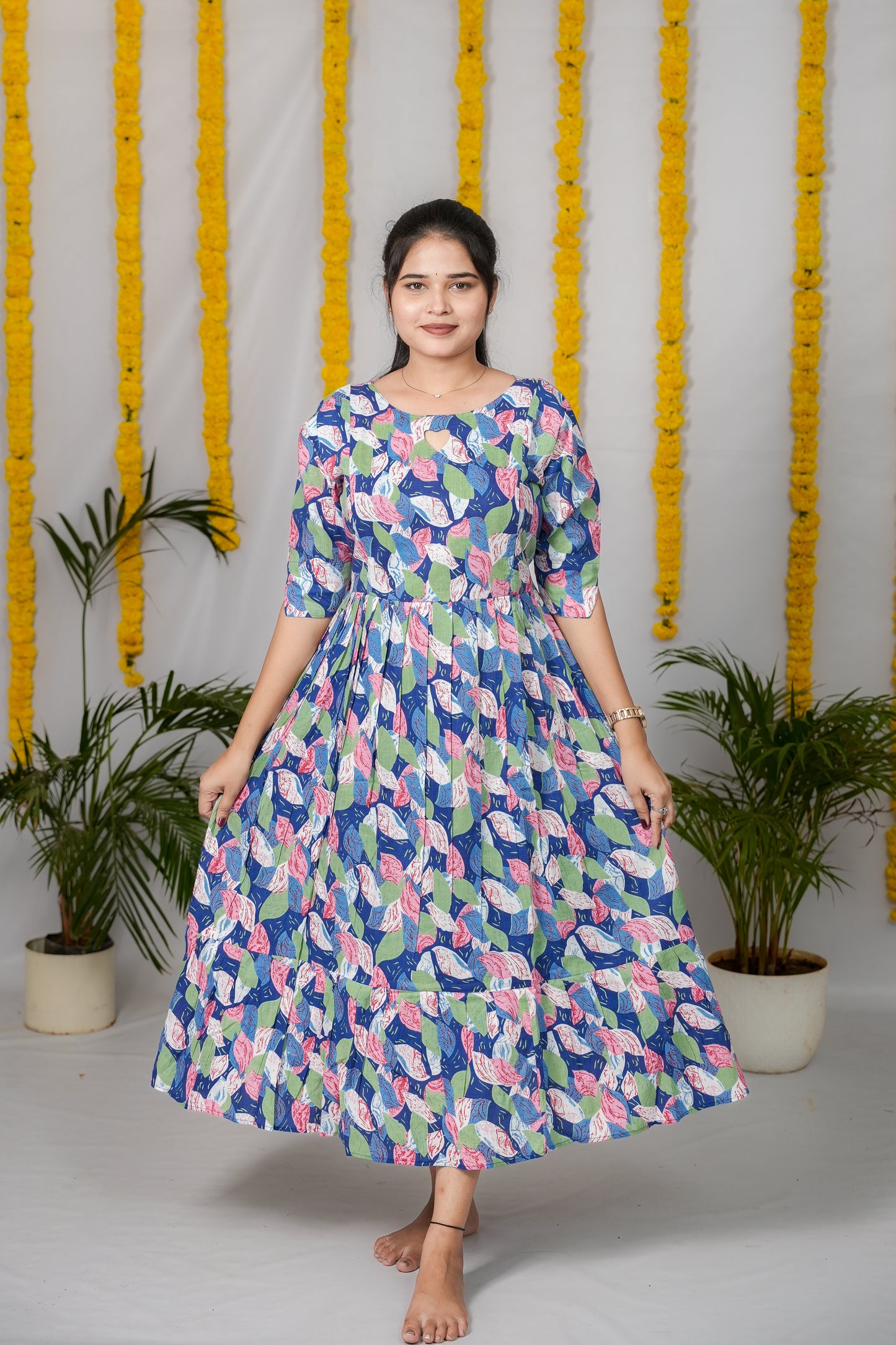 Nancy premium cotton maternity kurti