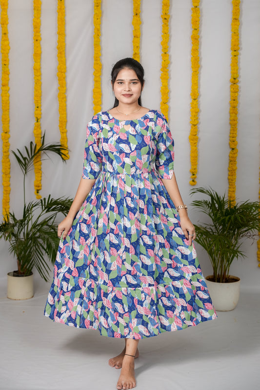Nancy premium cotton maternity kurti