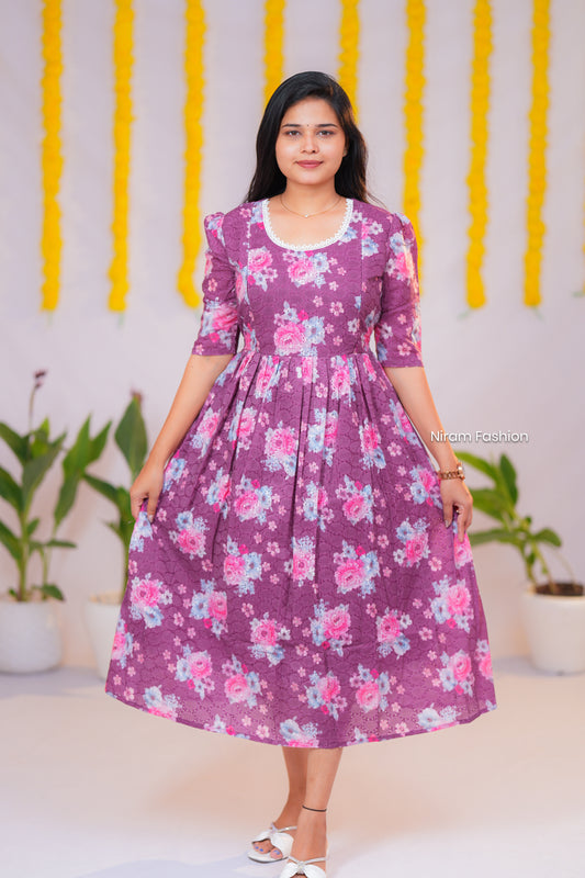Kuzhali premium Hakoba maternity kurti