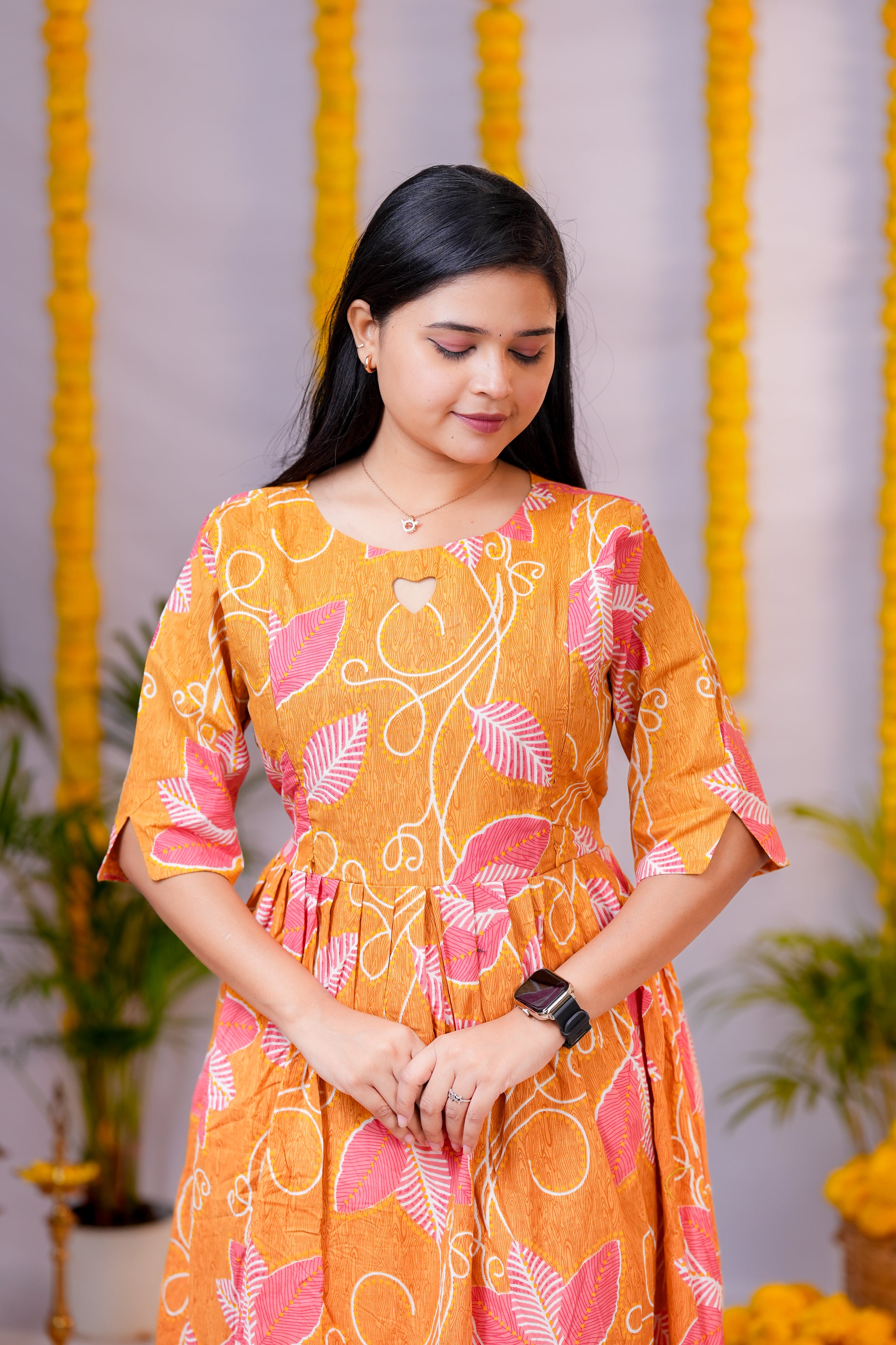 Aasha 3 premium cotton maternity kurti