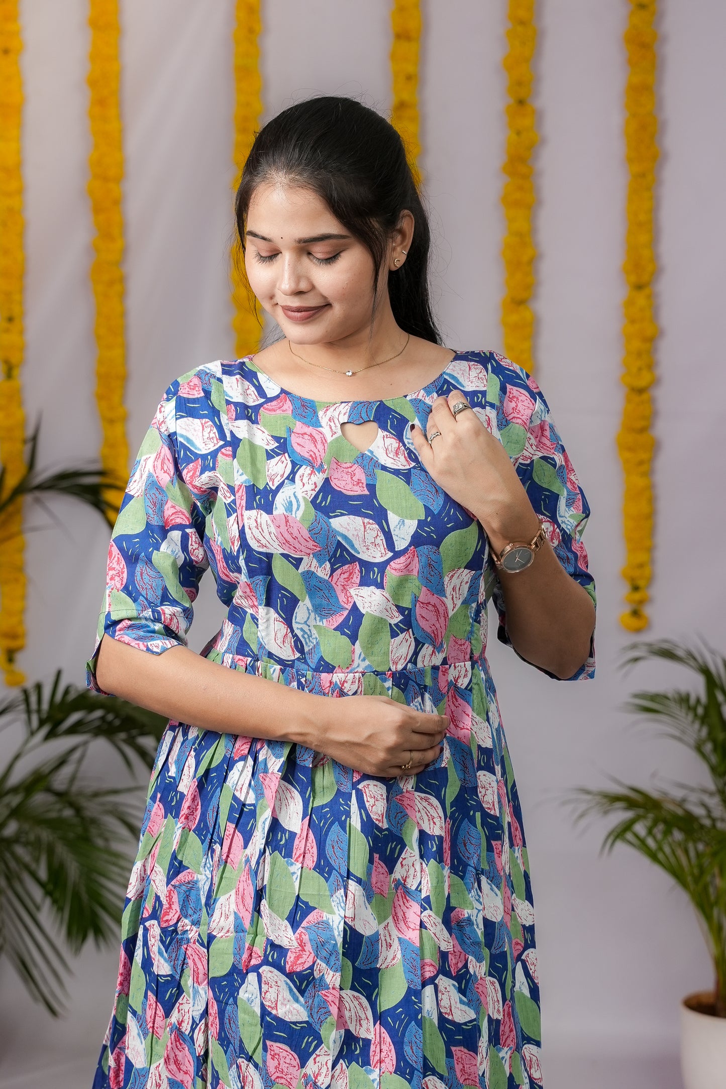 Nancy premium cotton maternity kurti